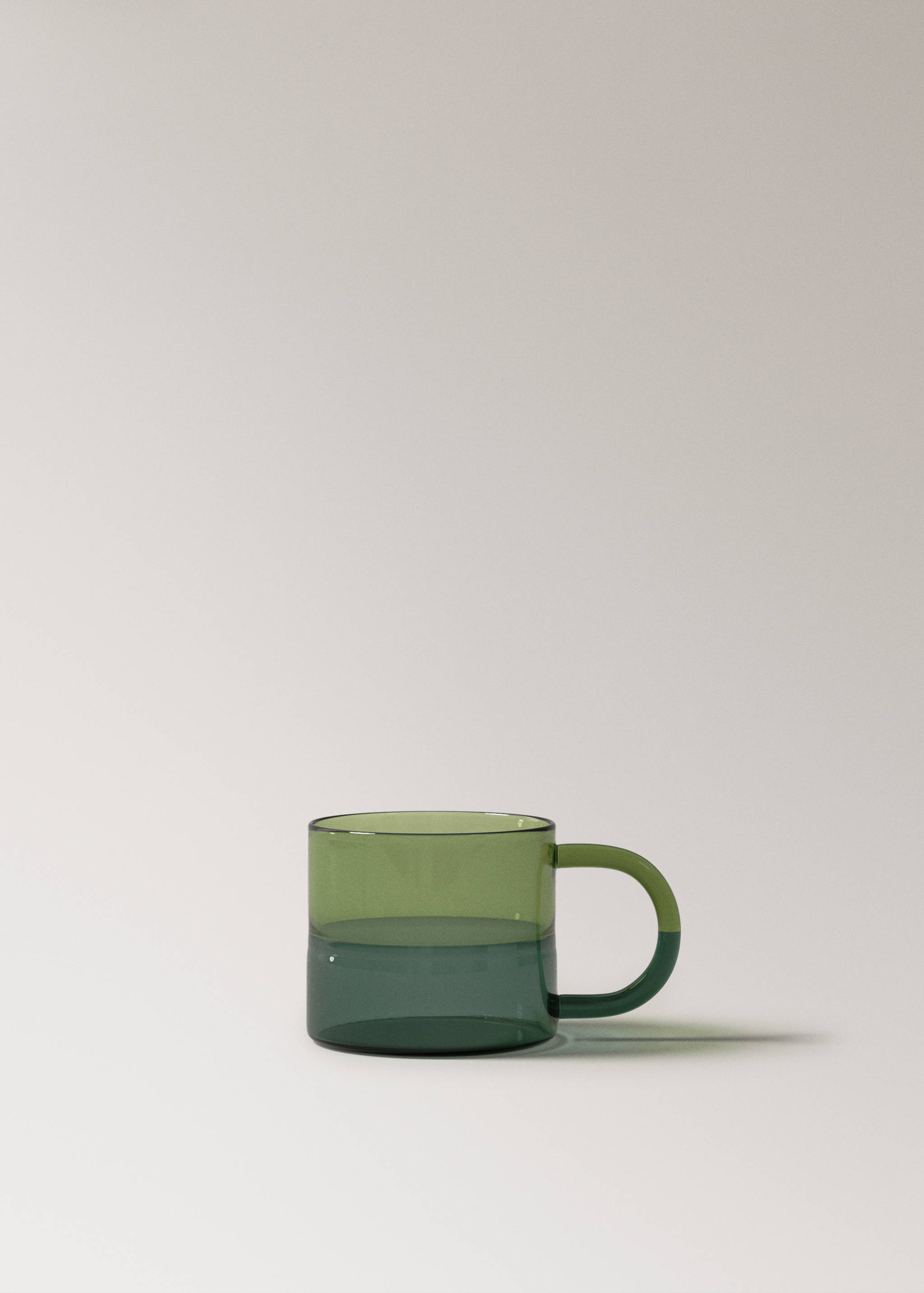 Coloured borosilicate coffee mug - Article without model