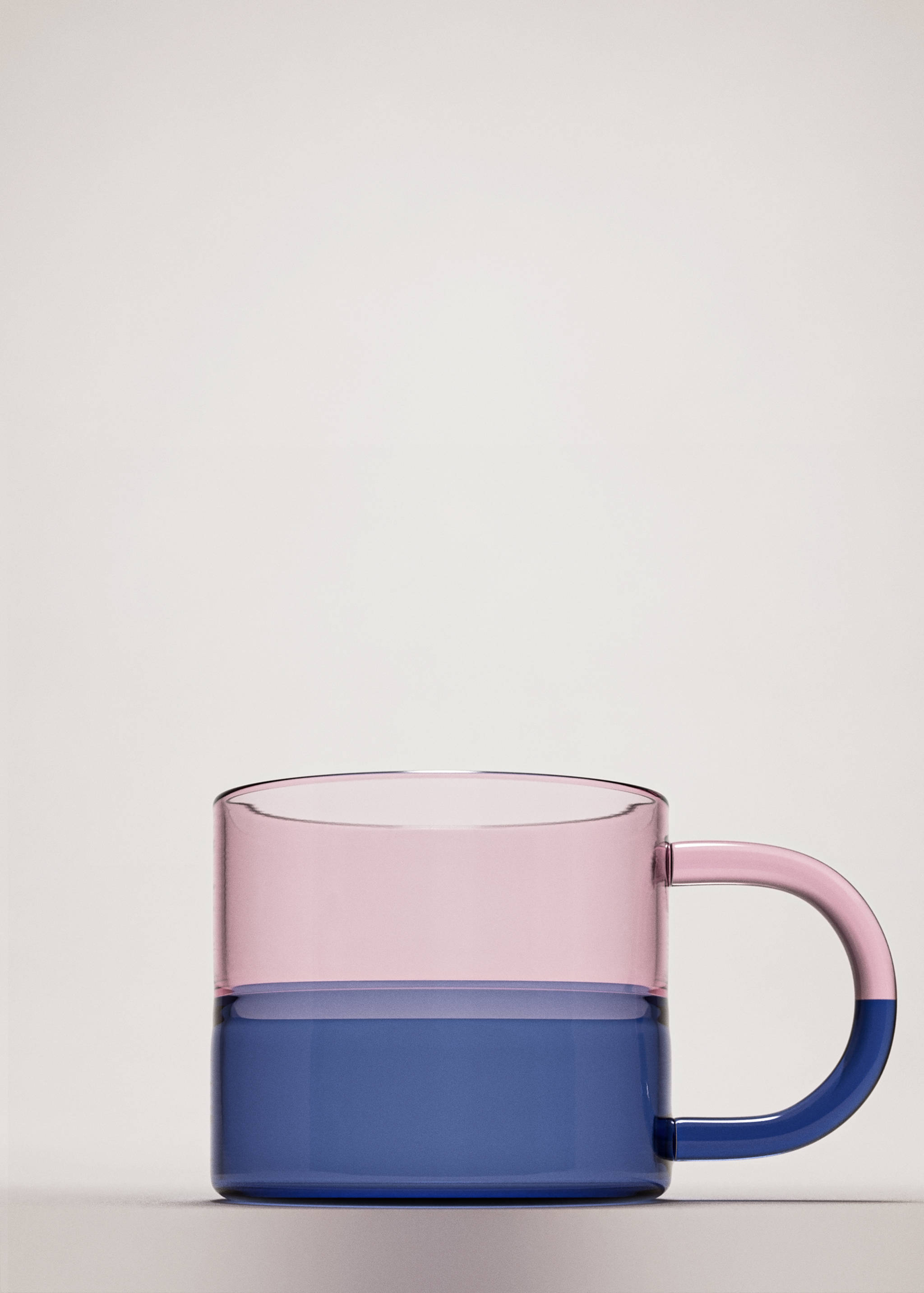 Coloured borosilicate coffee mug - General plane