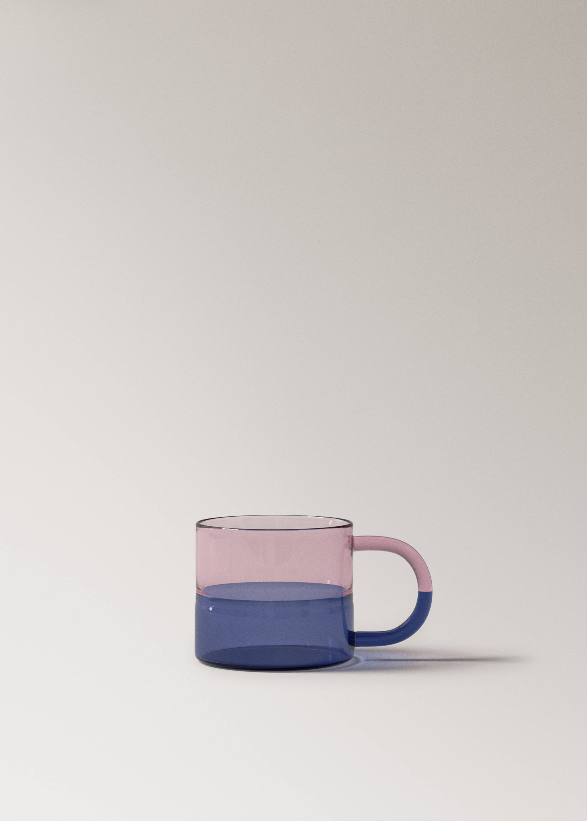 Coloured borosilicate coffee mug - Article without model