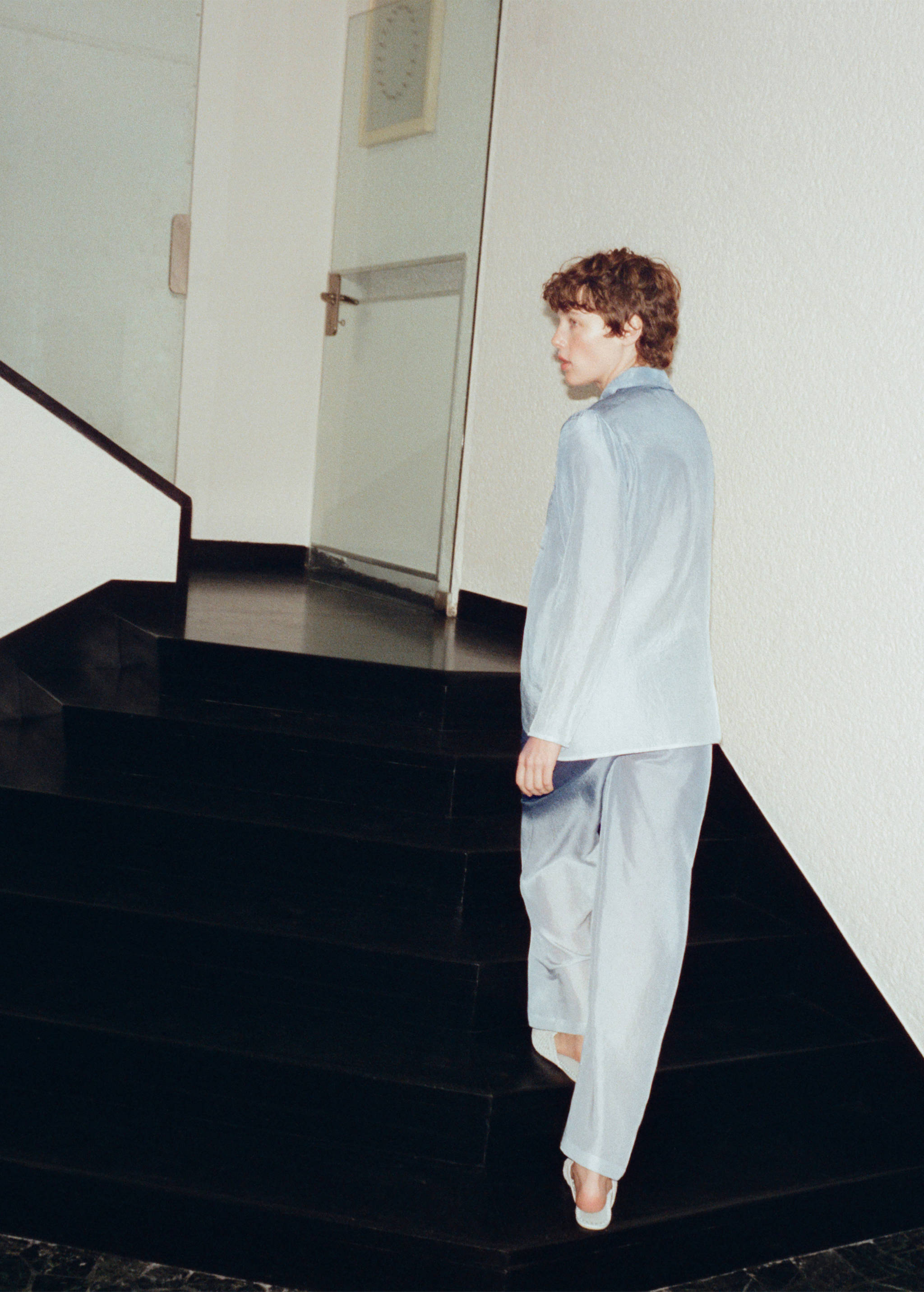 Ombre silk trousers - Details of the article 6