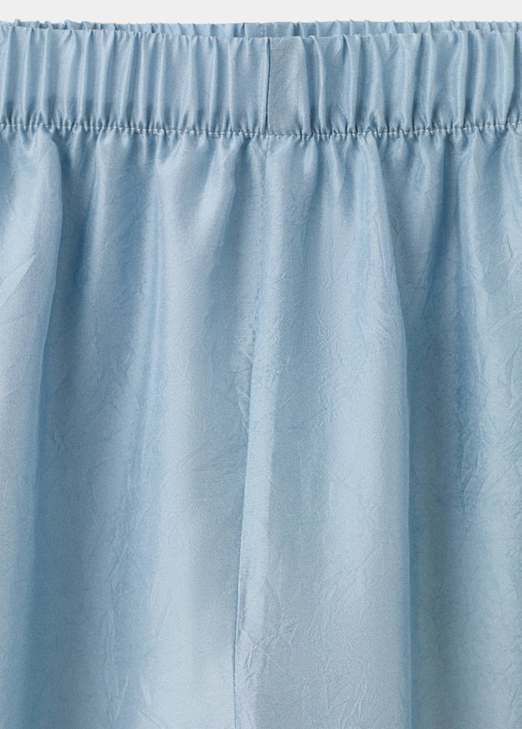 Ombre silk trousers — Blue