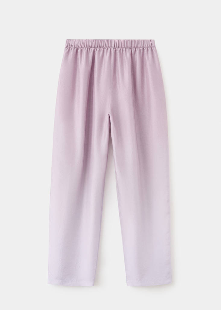 Ombre silk trousers — Lilac