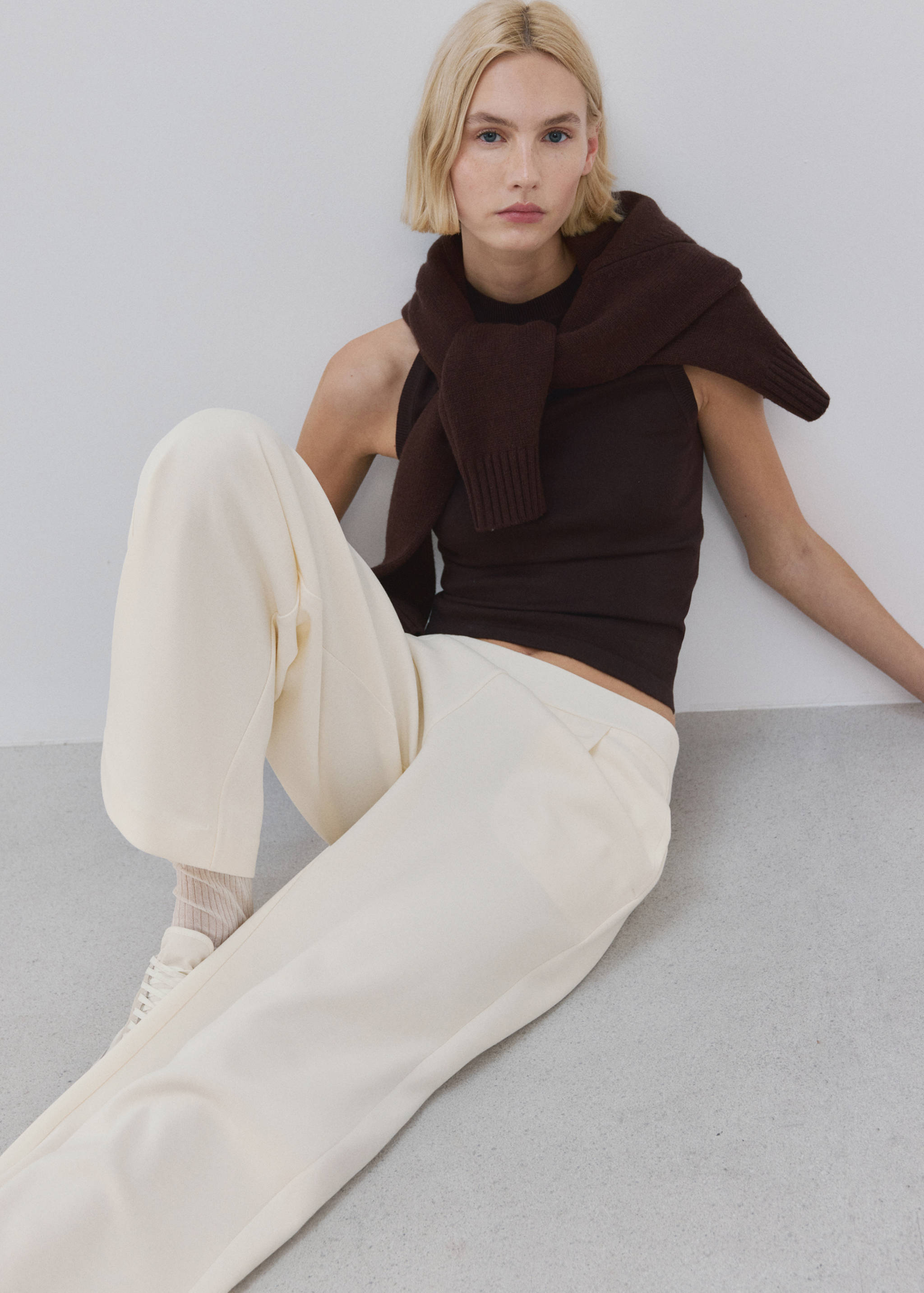 Pantalón recto algodón - Detalle del artículo 2