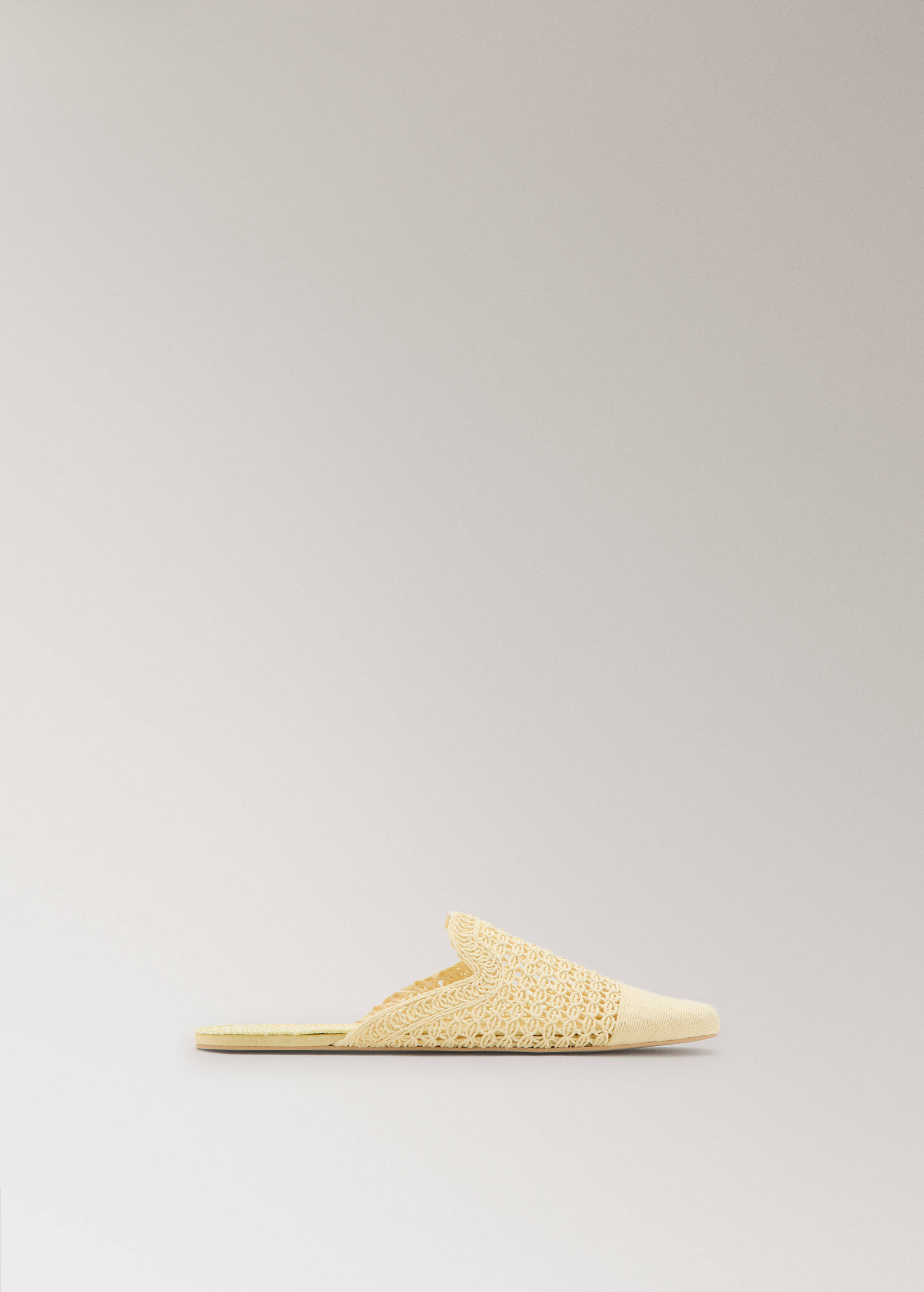 Crochet mule slippers - Article without model