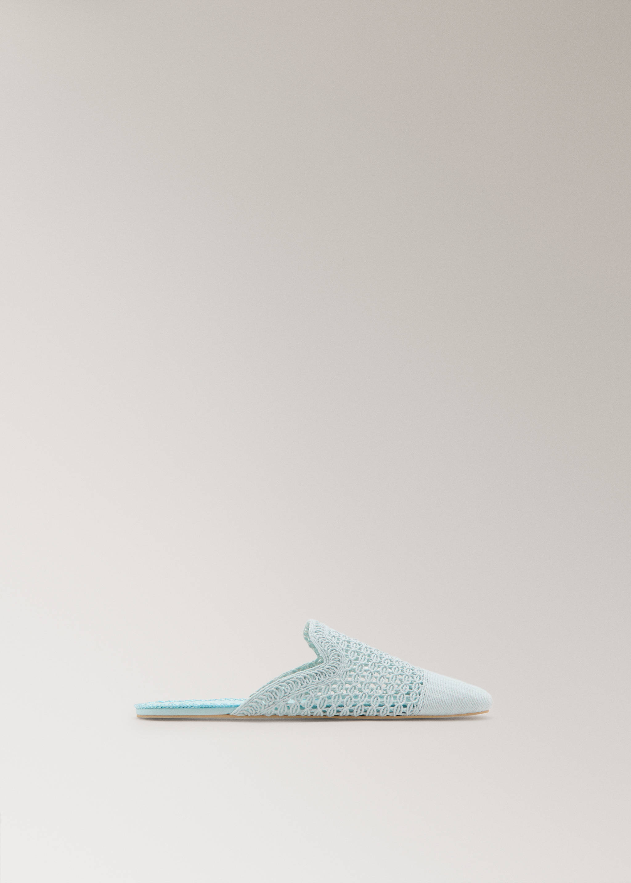 Crochet mule slippers - Article without model