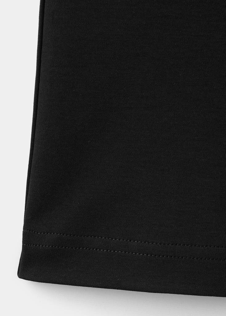 Long cotton pyjama trousers — Black