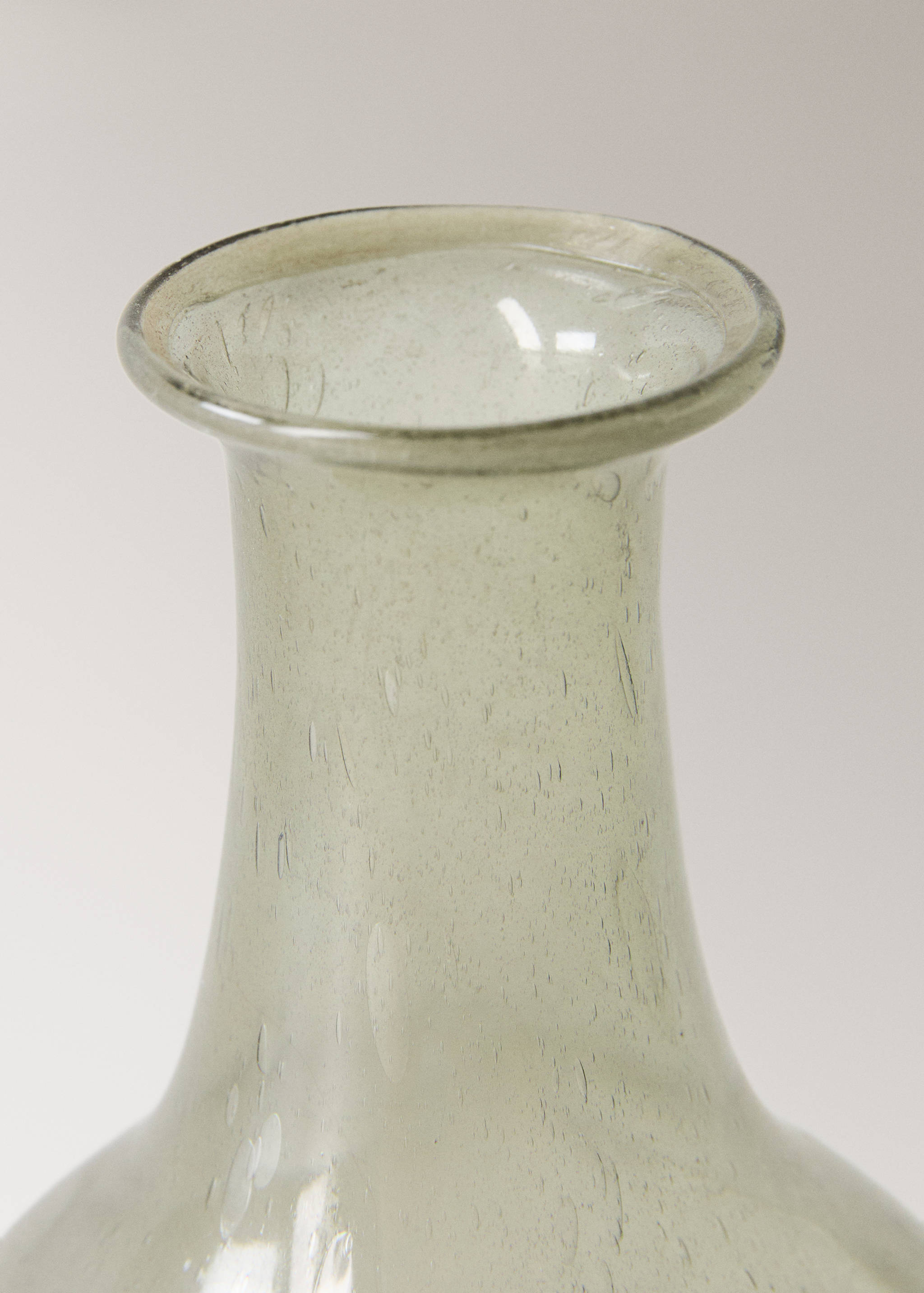 Mala staklena vaza s mjehurićima - Detalji artikla 1