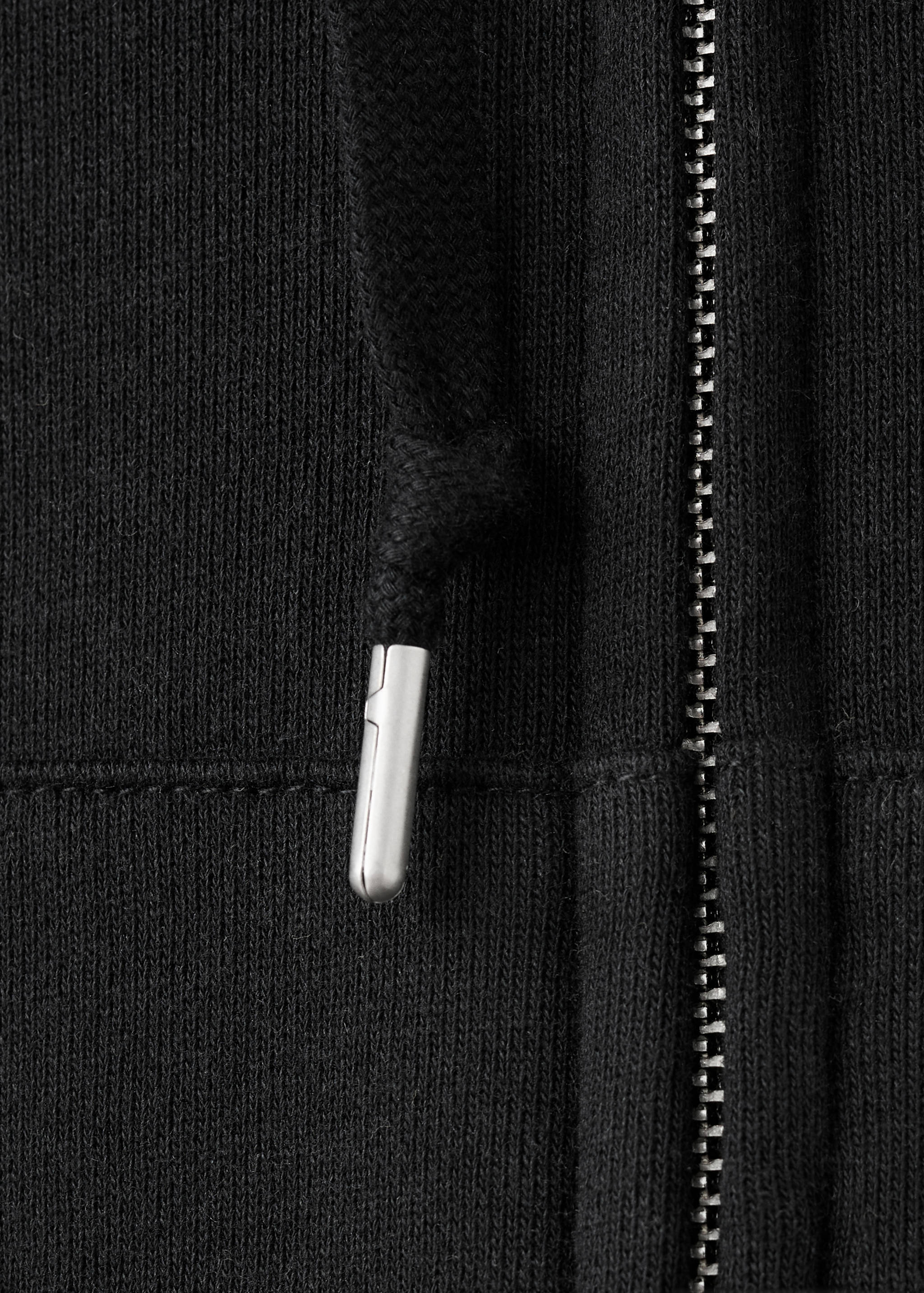 Sudadera pijama algodón detalle capucha - Detalle del artículo 0