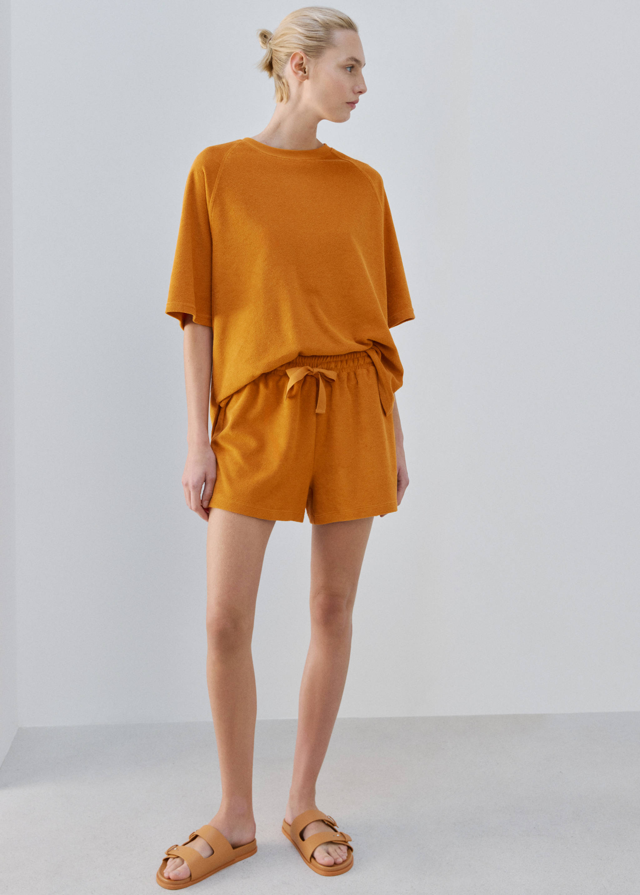 Terry cotton sweater - General plane