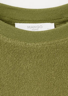 Terry cotton sweater — Khaki 7