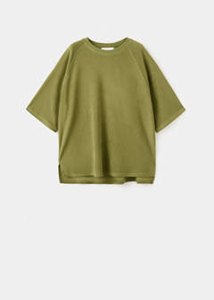 Terry cotton sweater — Khaki 6