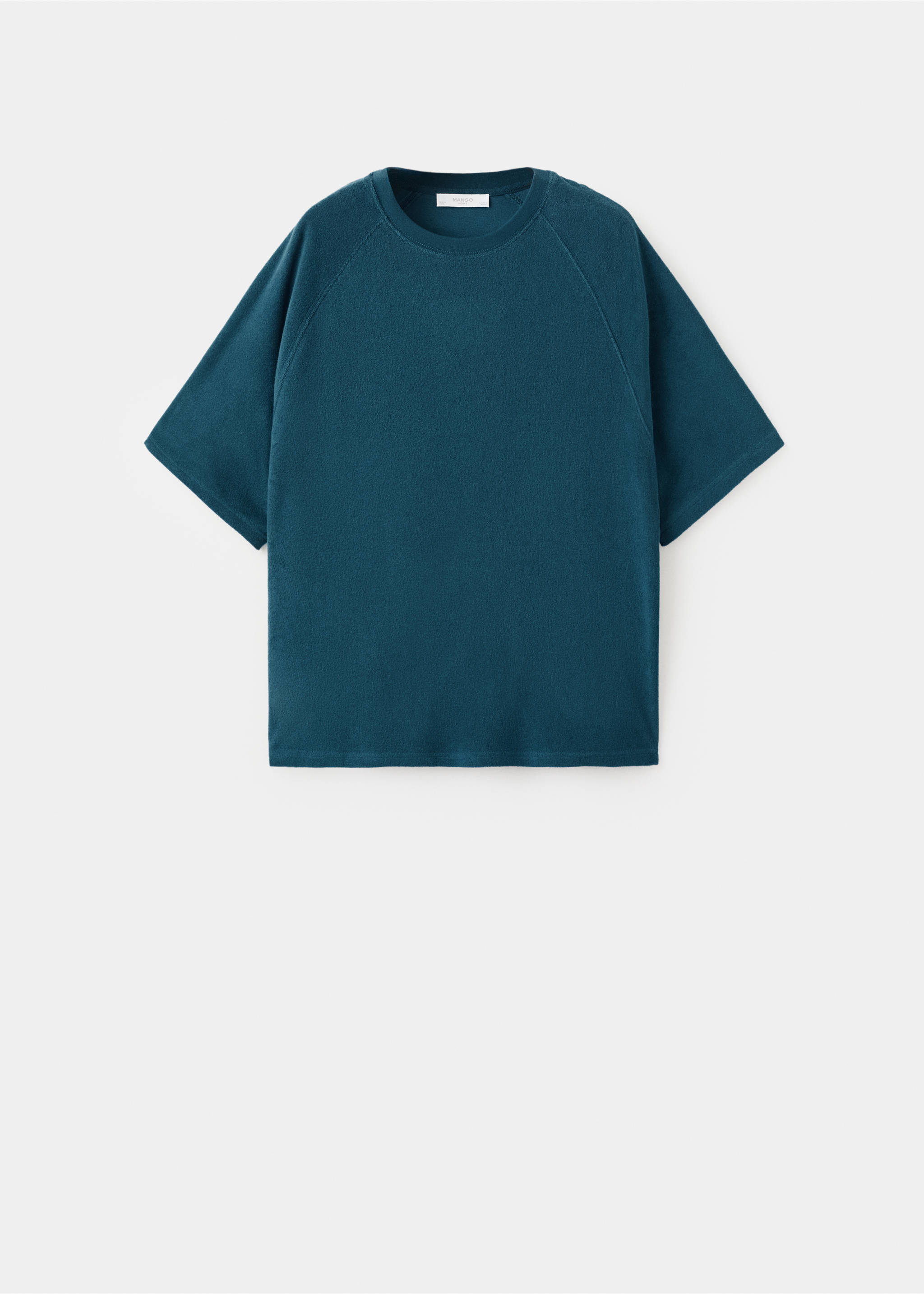 Terry cotton sweater - Article without model, Blue. Ref: 27073328-00.