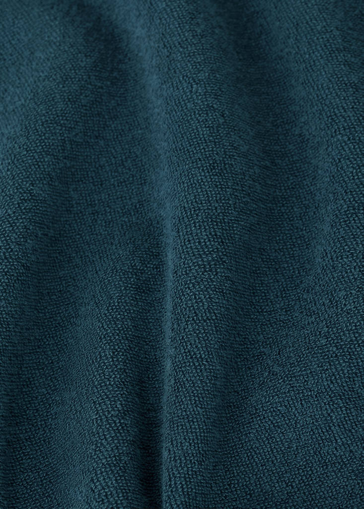 Terry cotton sweater — Blue