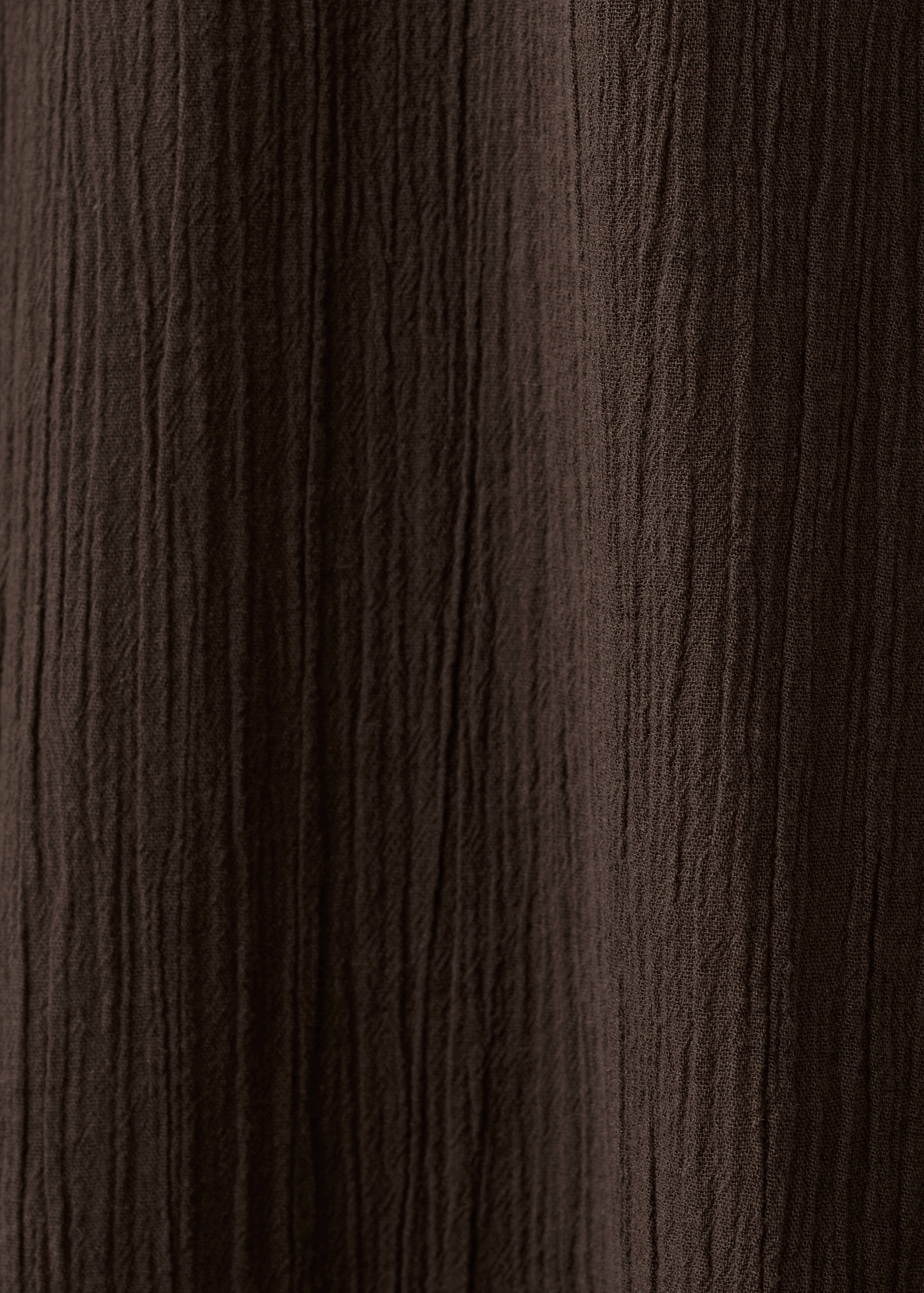 Нічна сорочка з жатої газової тканини - Детальніше про товар 0