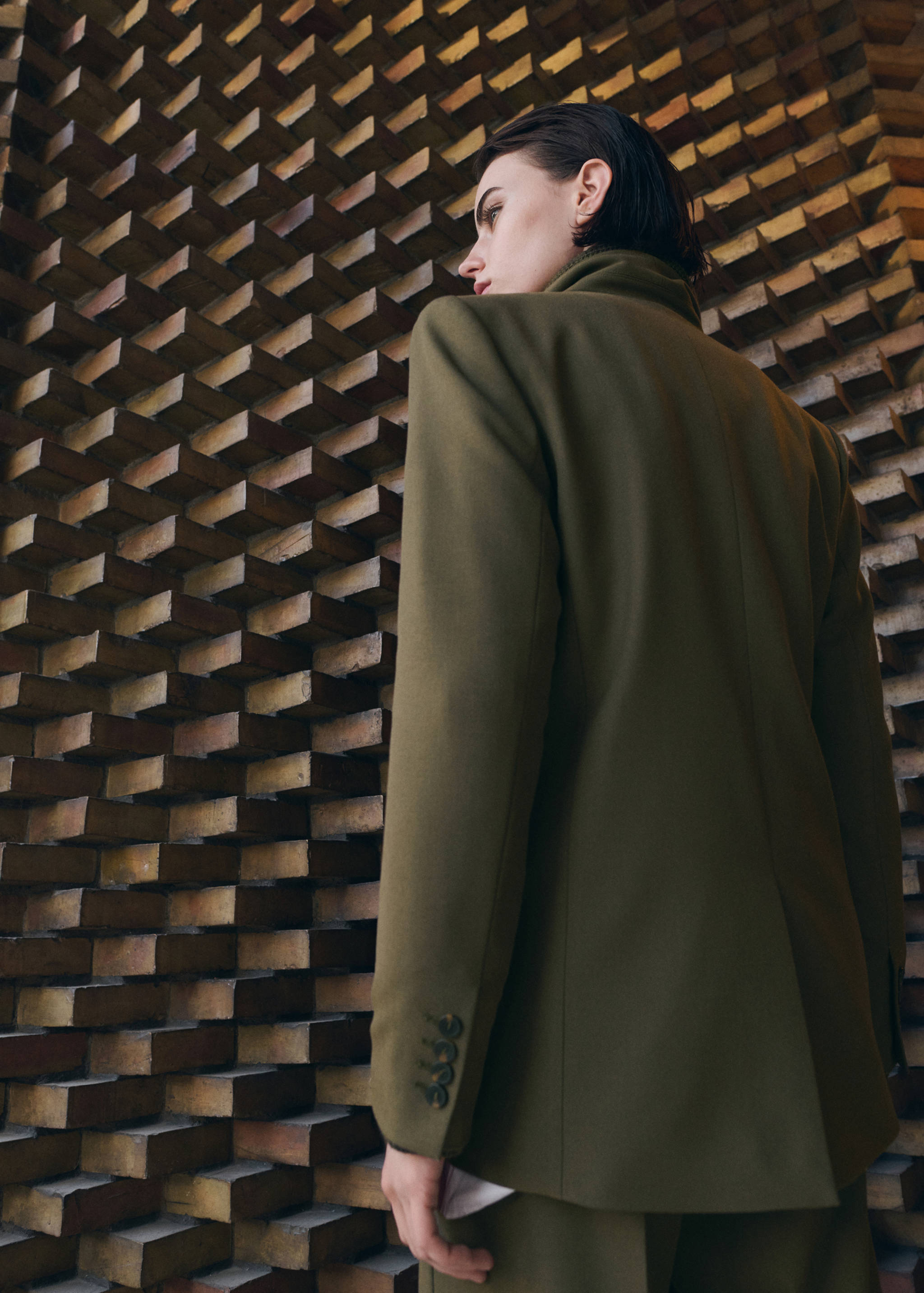 Dobbeltspent dressjakke - Baksiden av artikkelen