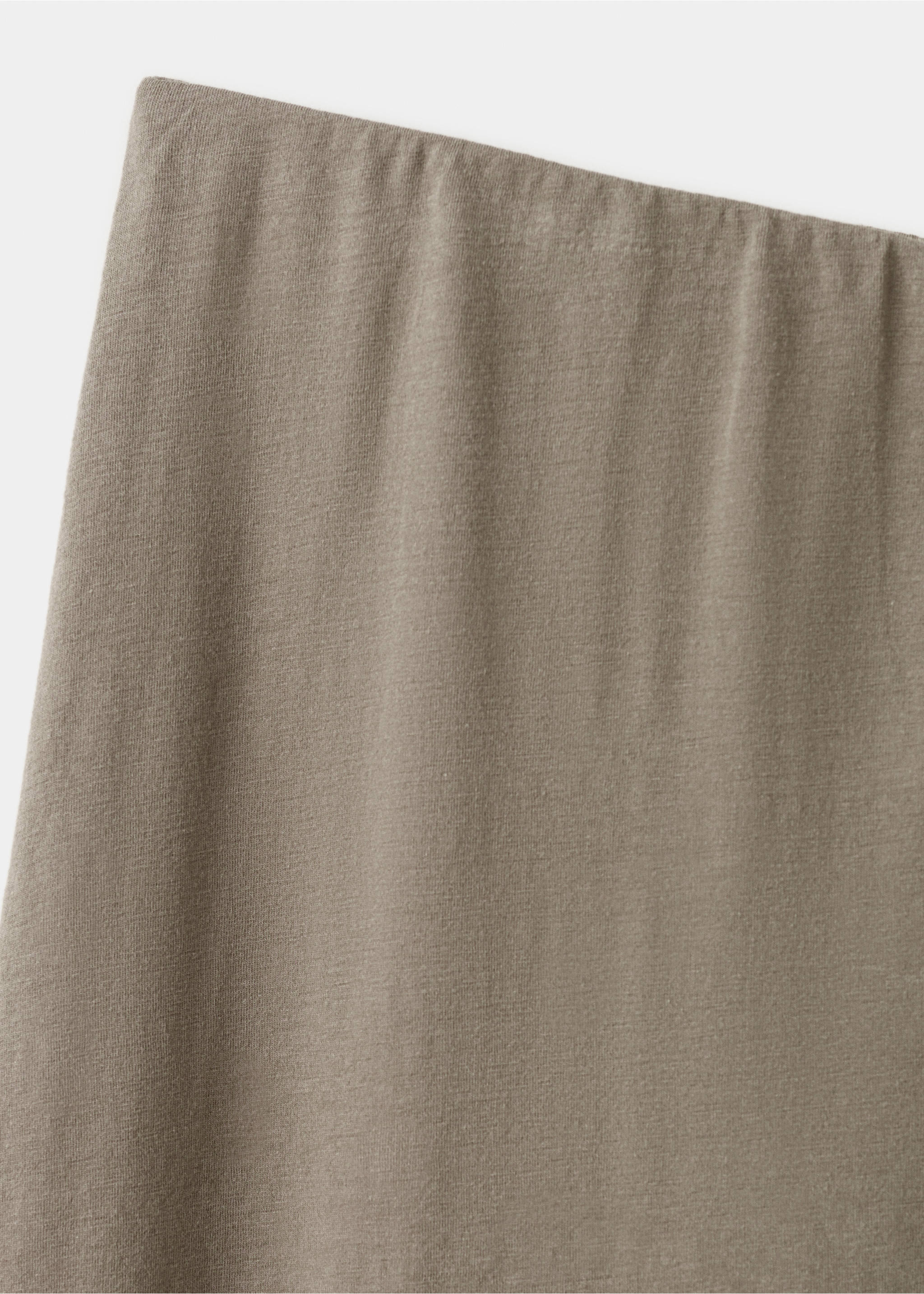 Light cotton trousers - Details of the article 8, Medium Brown. Ref: 27073336-00.