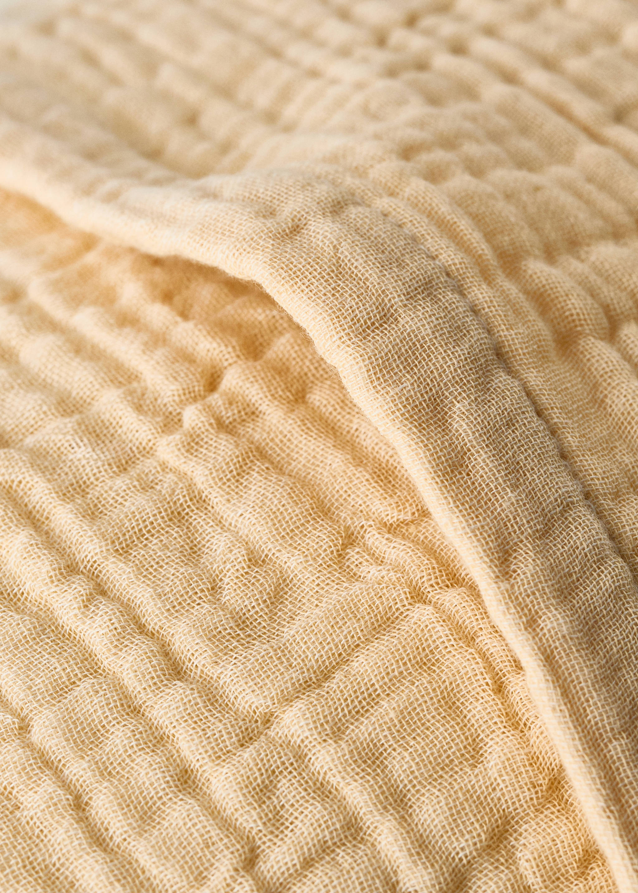 Garment-dyed cotton gauze children’s cushion cover 30 x 40 cm - Details of the article 2