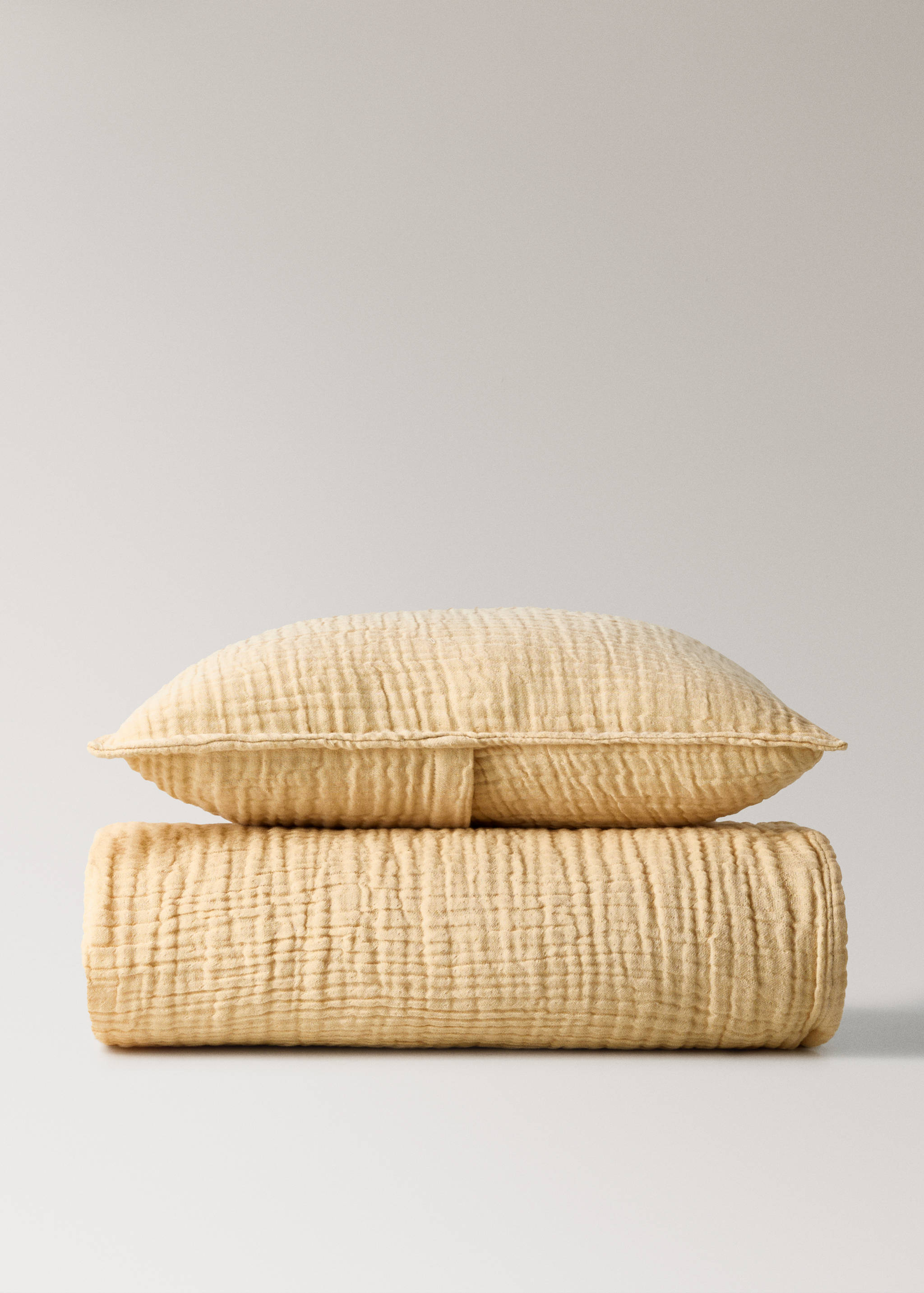 Garment-dyed cotton gauze children’s cushion cover 30 x 40 cm - Details of the article 5