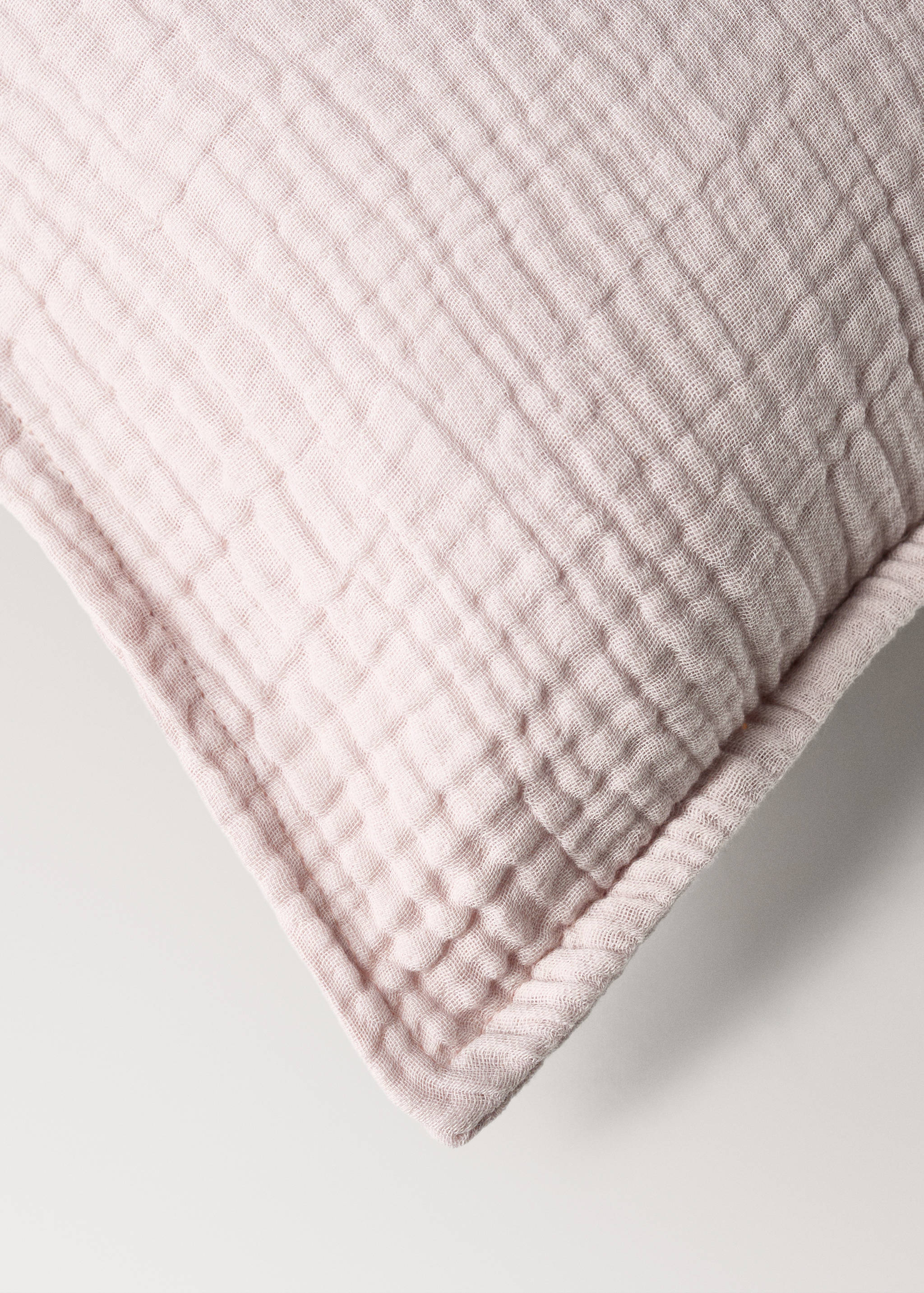 Housse de coussin enfant en gaze de coton teint en pièce, 30 x 40 cm - Détail de l'article 1