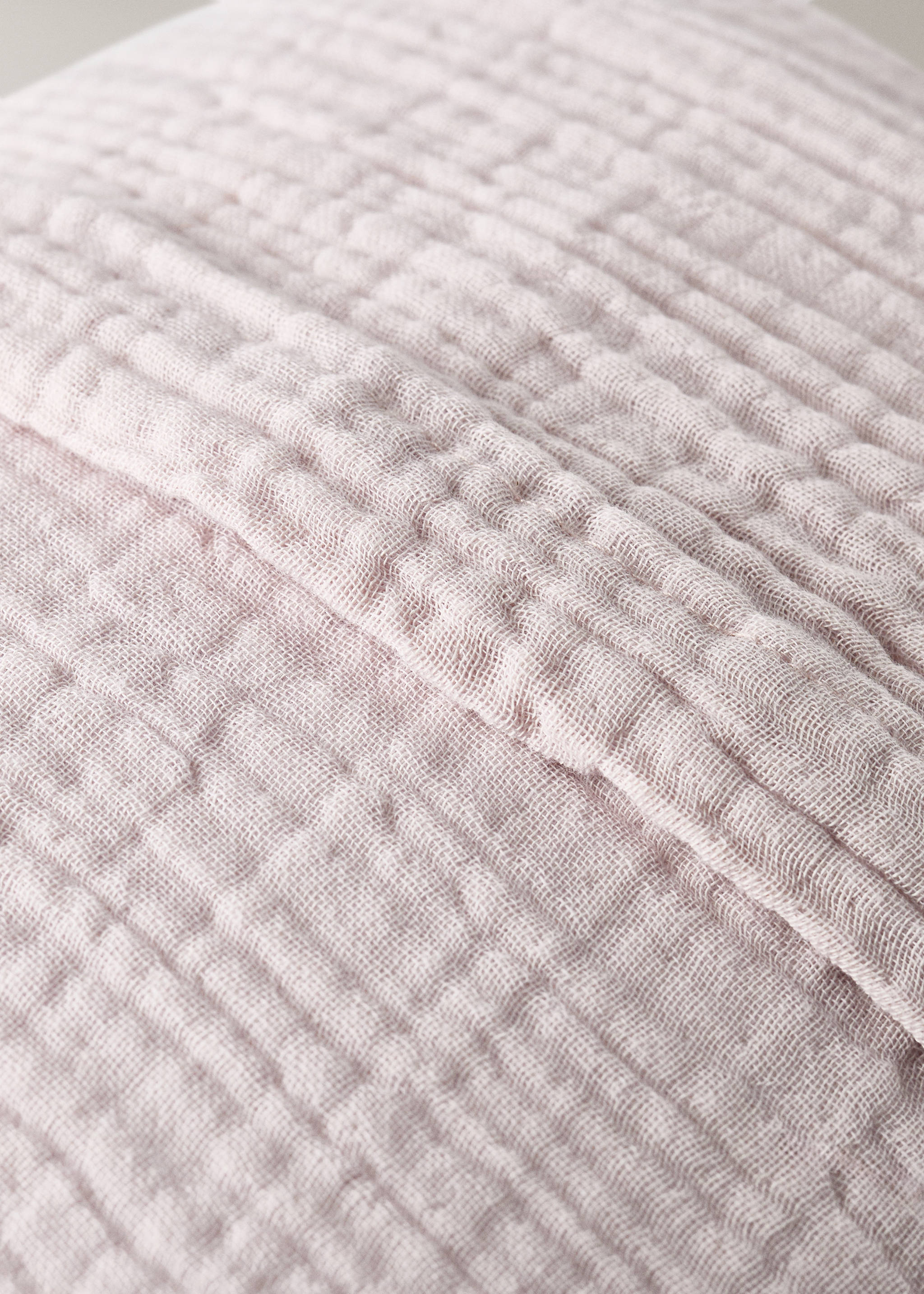 Housse de coussin enfant en gaze de coton teint en pièce, 30 x 40 cm - Détail de l'article 2