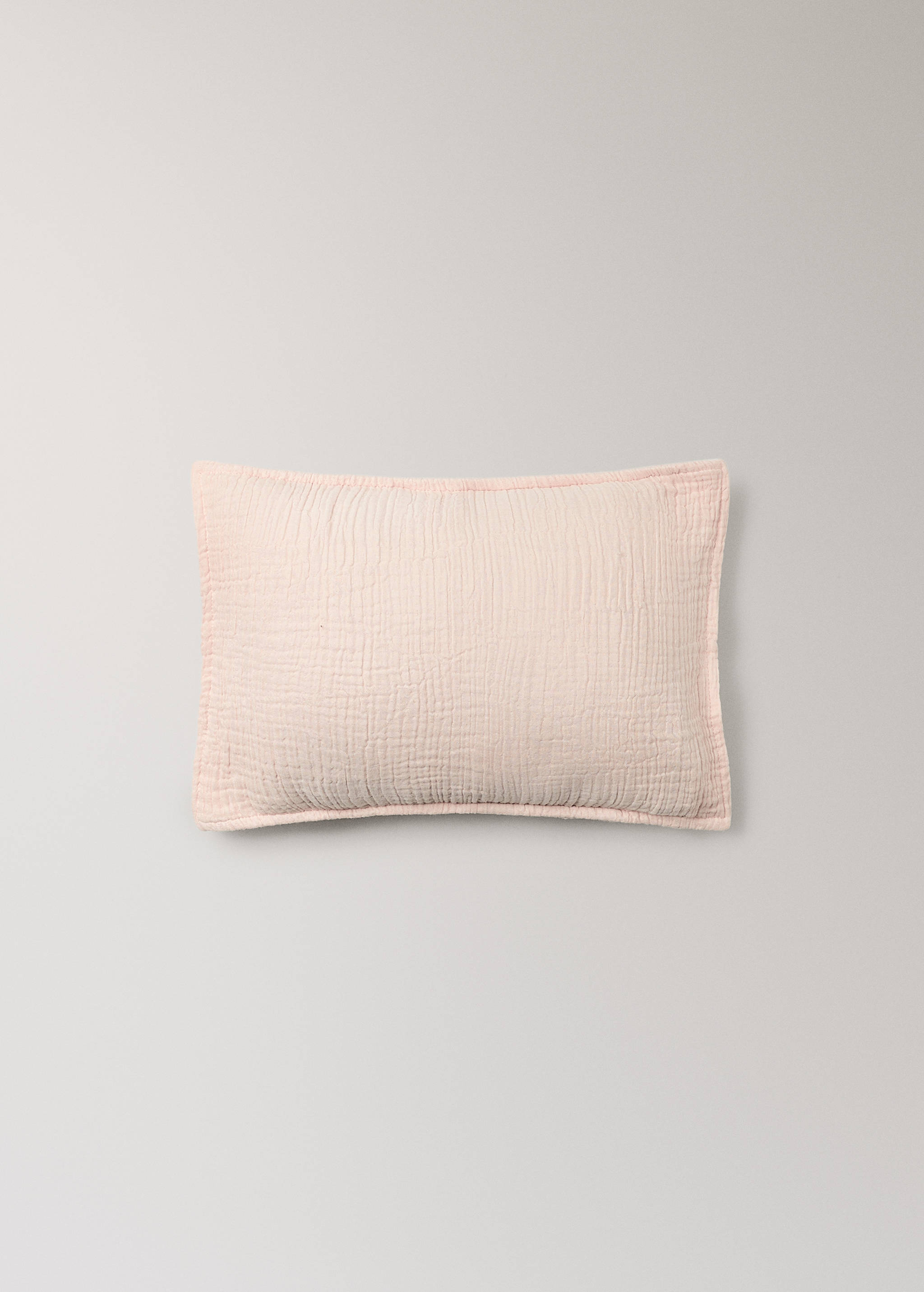 Housse de coussin enfant en gaze de coton teint en pièce, 30 x 40 cm - Article sans modèle