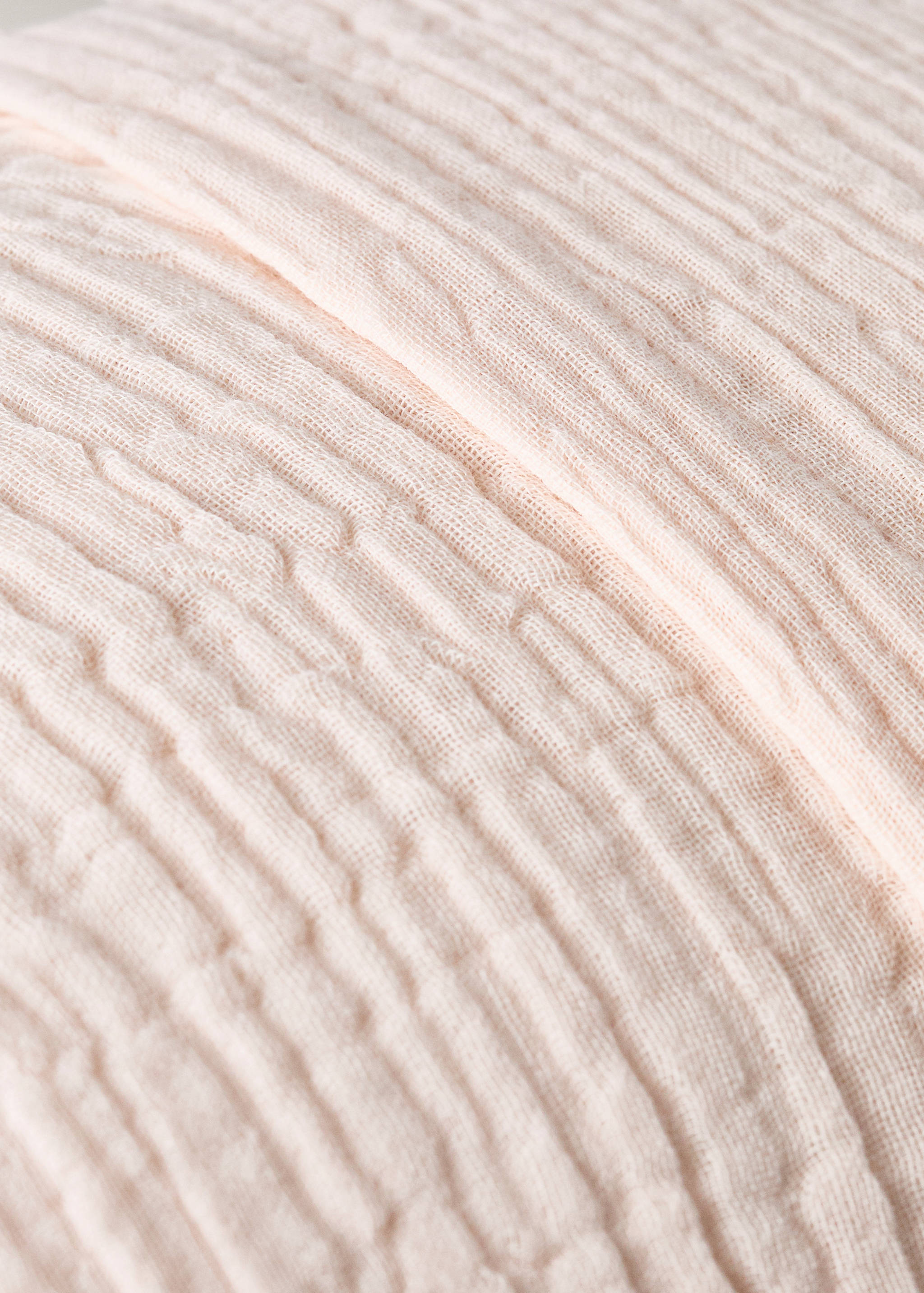 Housse de coussin enfant en gaze de coton teint en pièce, 30 x 40 cm - Détail de l'article 2