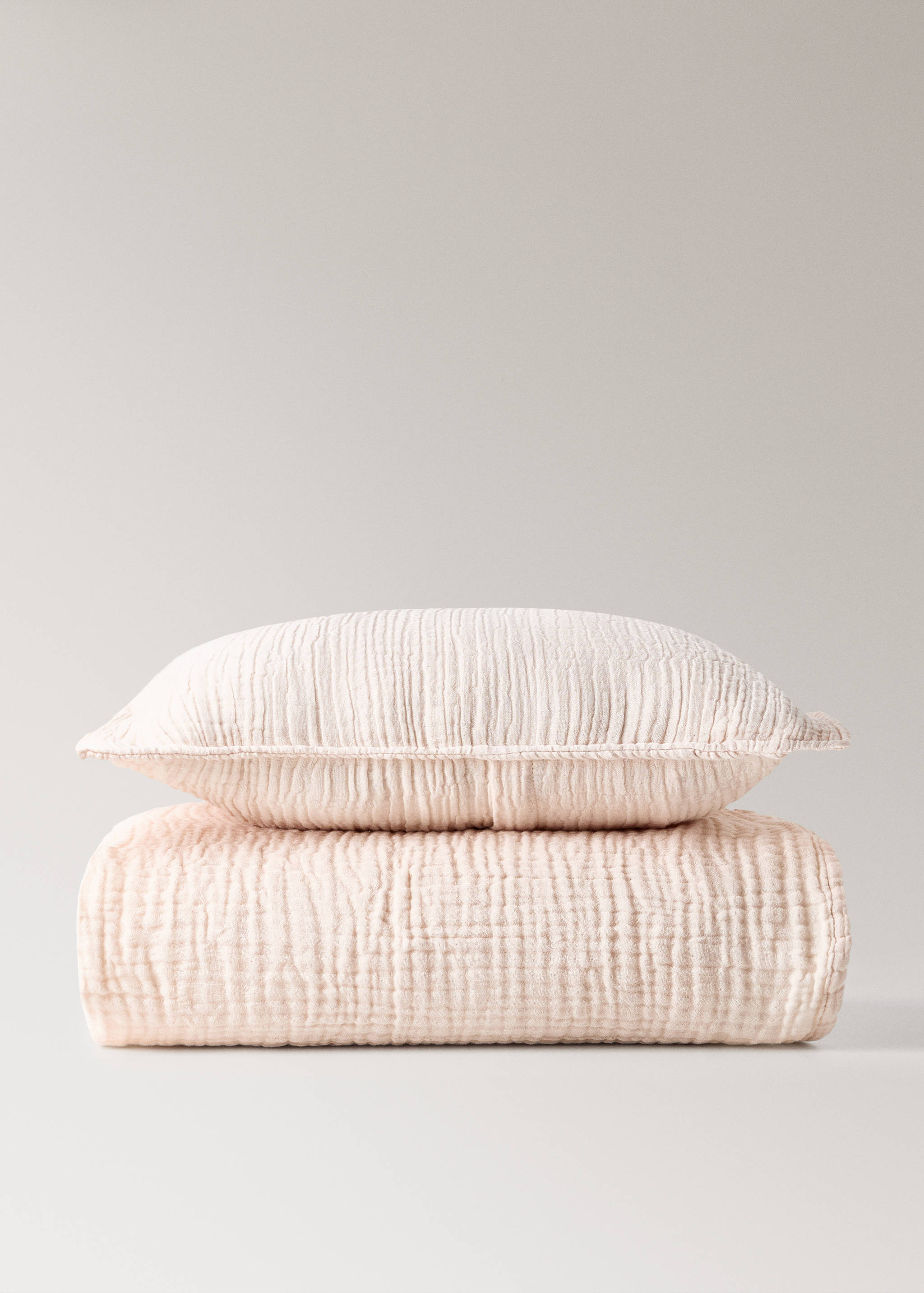 Housse de coussin enfant en gaze de coton teint en pièce, 30 x 40 cm - Détail de l'article 5