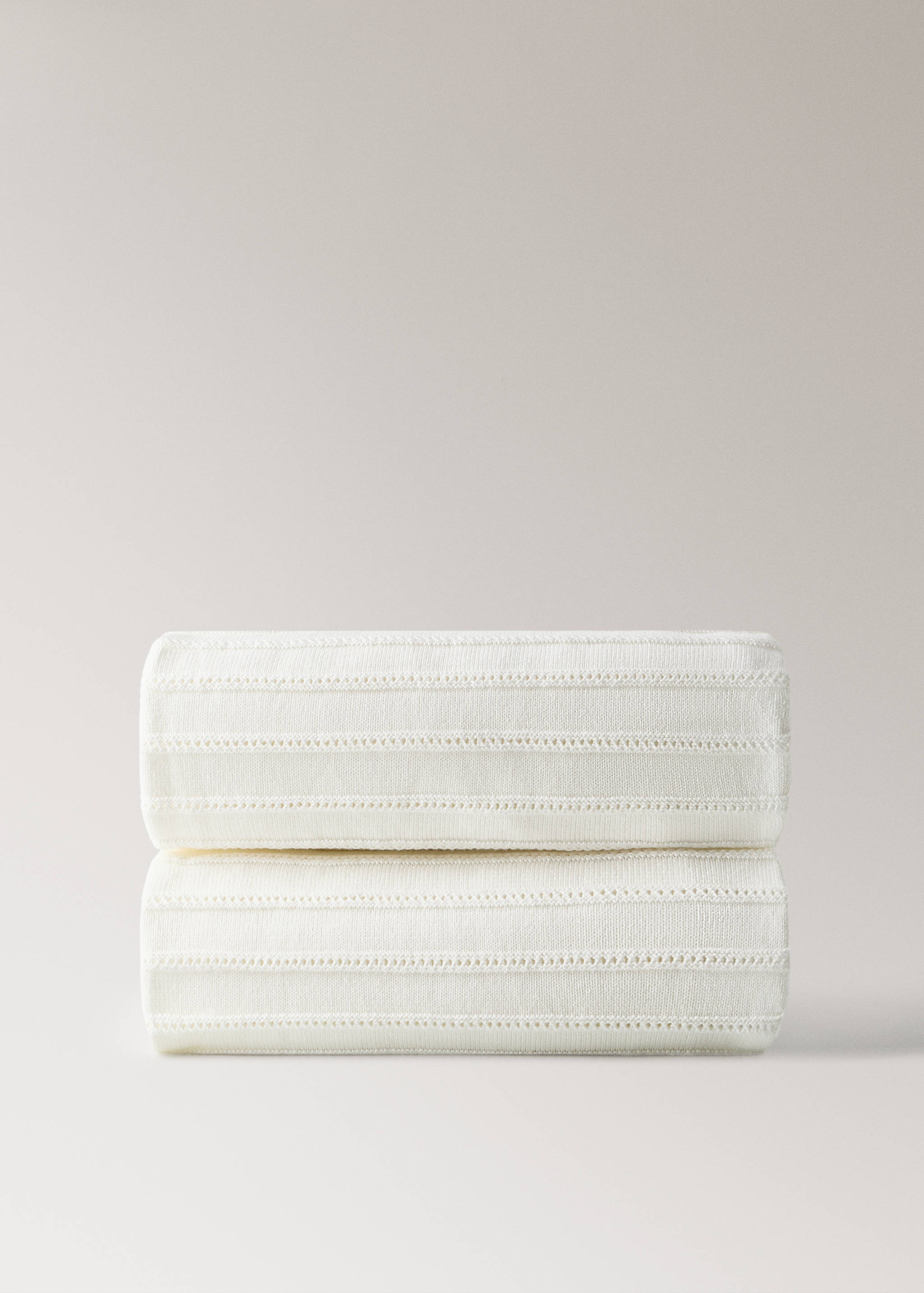 Children's cotton striped blanket - Article without model