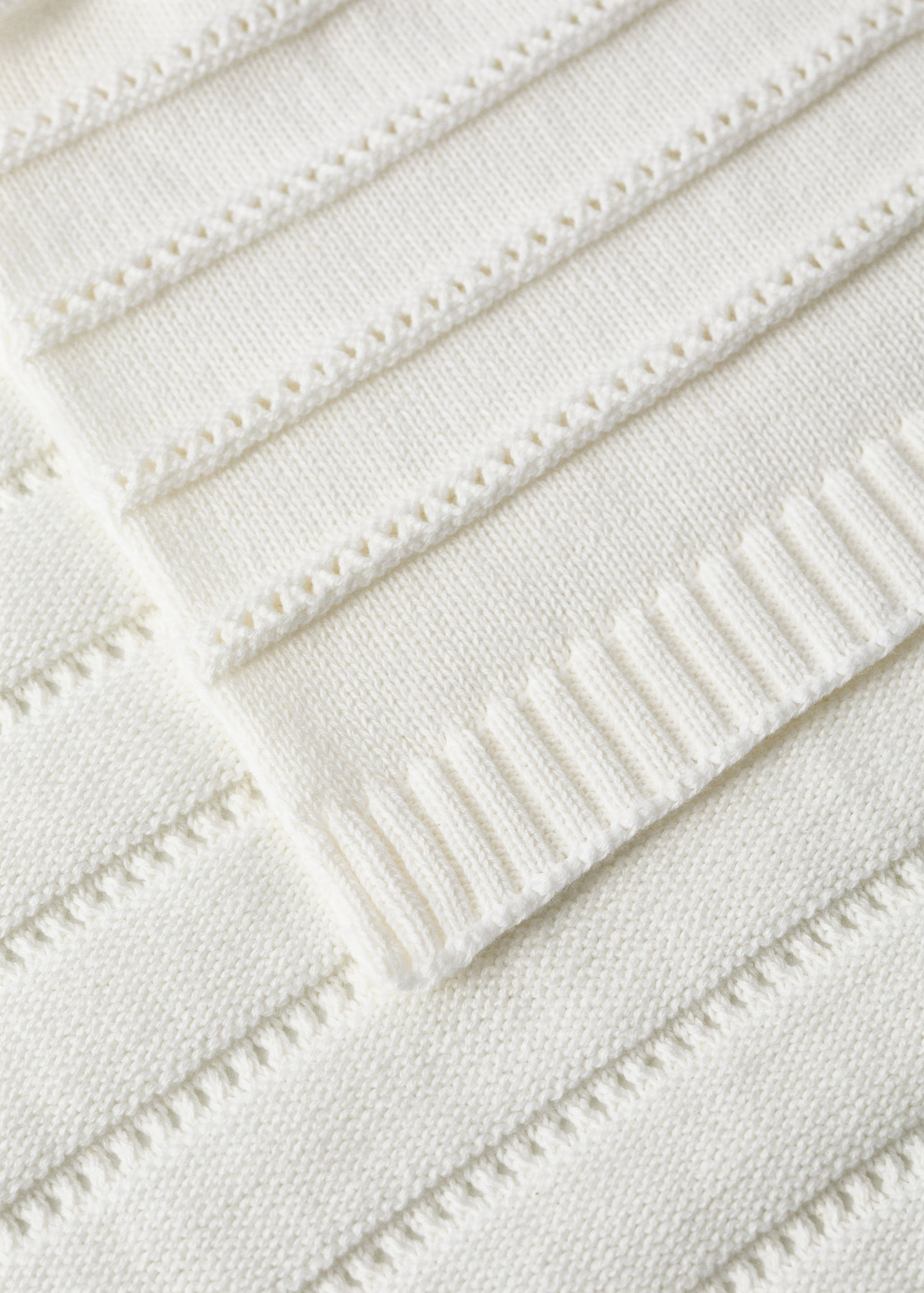 Children's cotton striped blanket - Details of the article 1