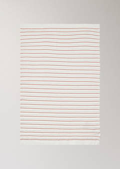 Children's cotton striped blanket — Caramel 4