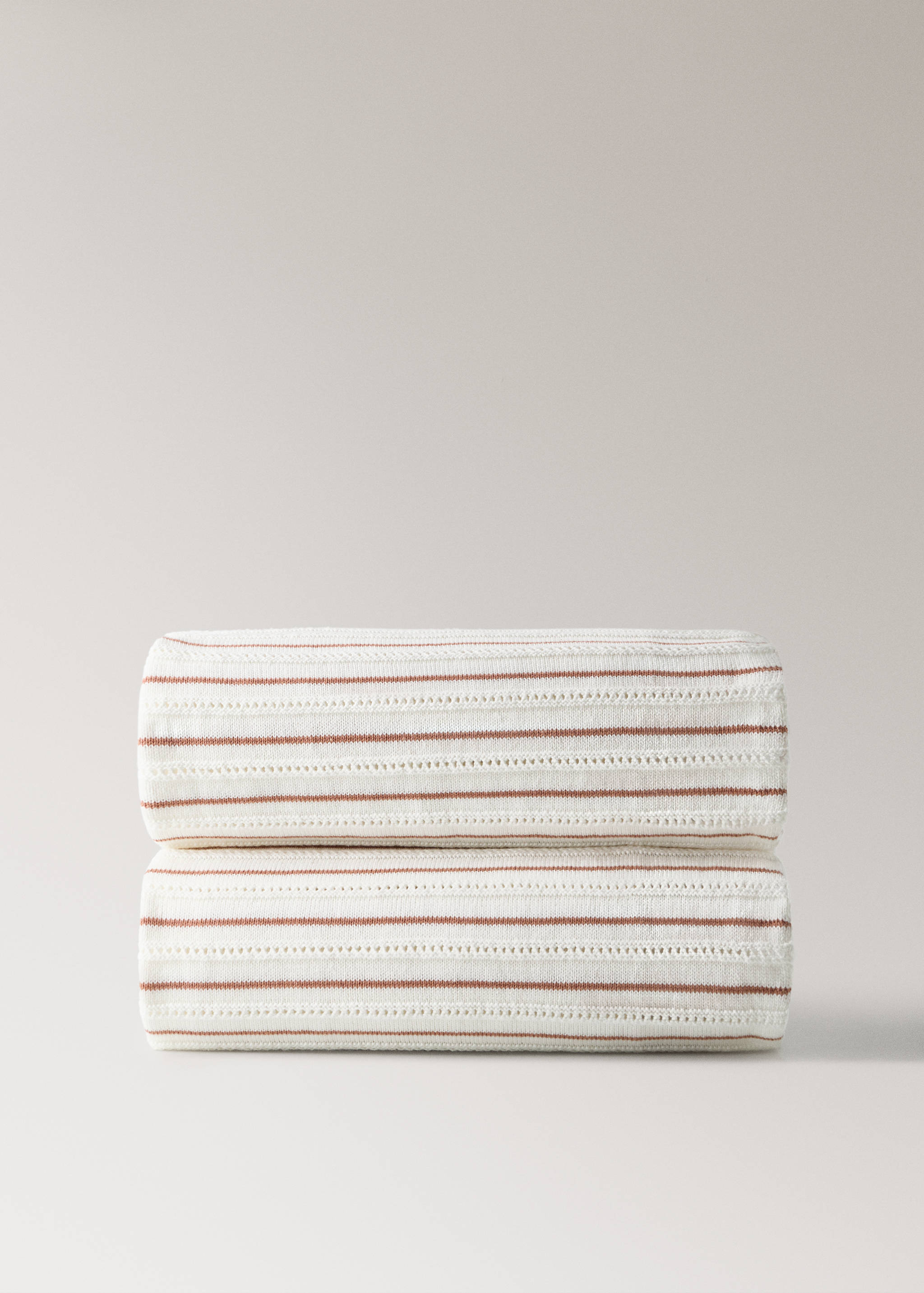Children's cotton striped blanket - Article without model