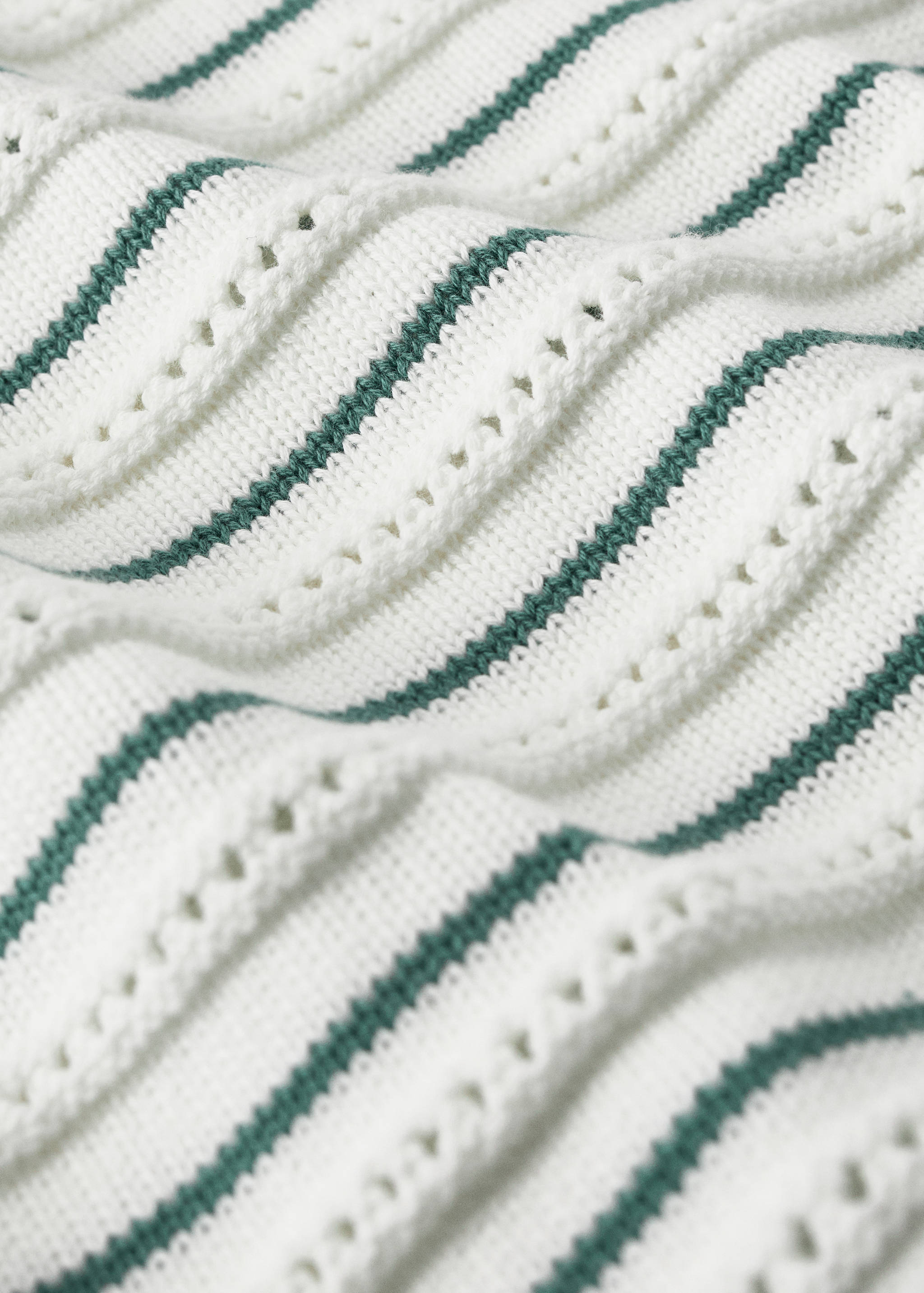 Children's cotton striped blanket - Details of the article 2