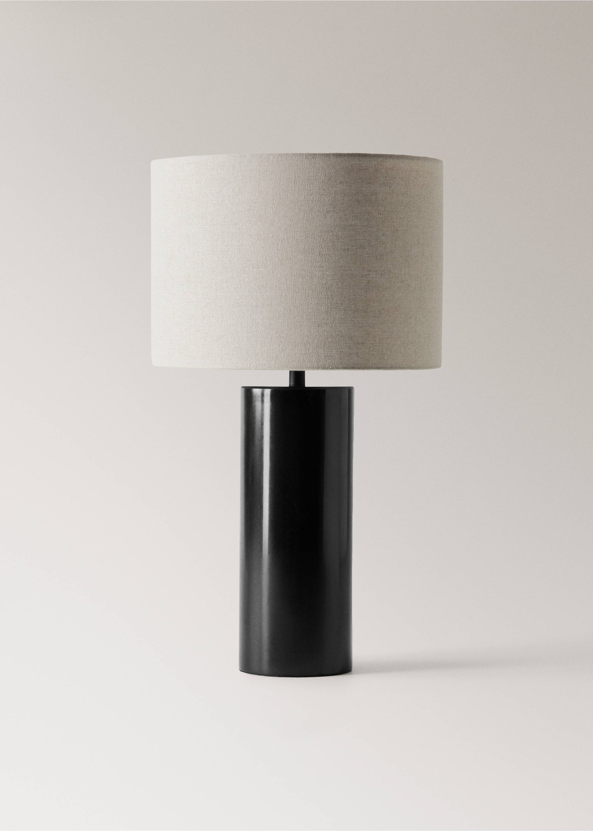 Mramorová lampa s podstavcem - Zboží bez modelu, Černá. Ref: 27073342-00.