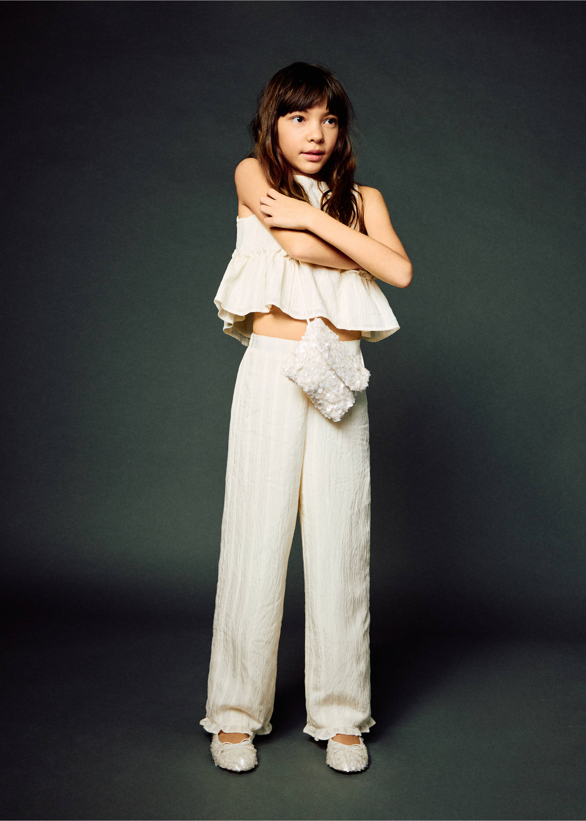 饰珠迷你手袋 - null, 米色. Ref: 27073708-00.