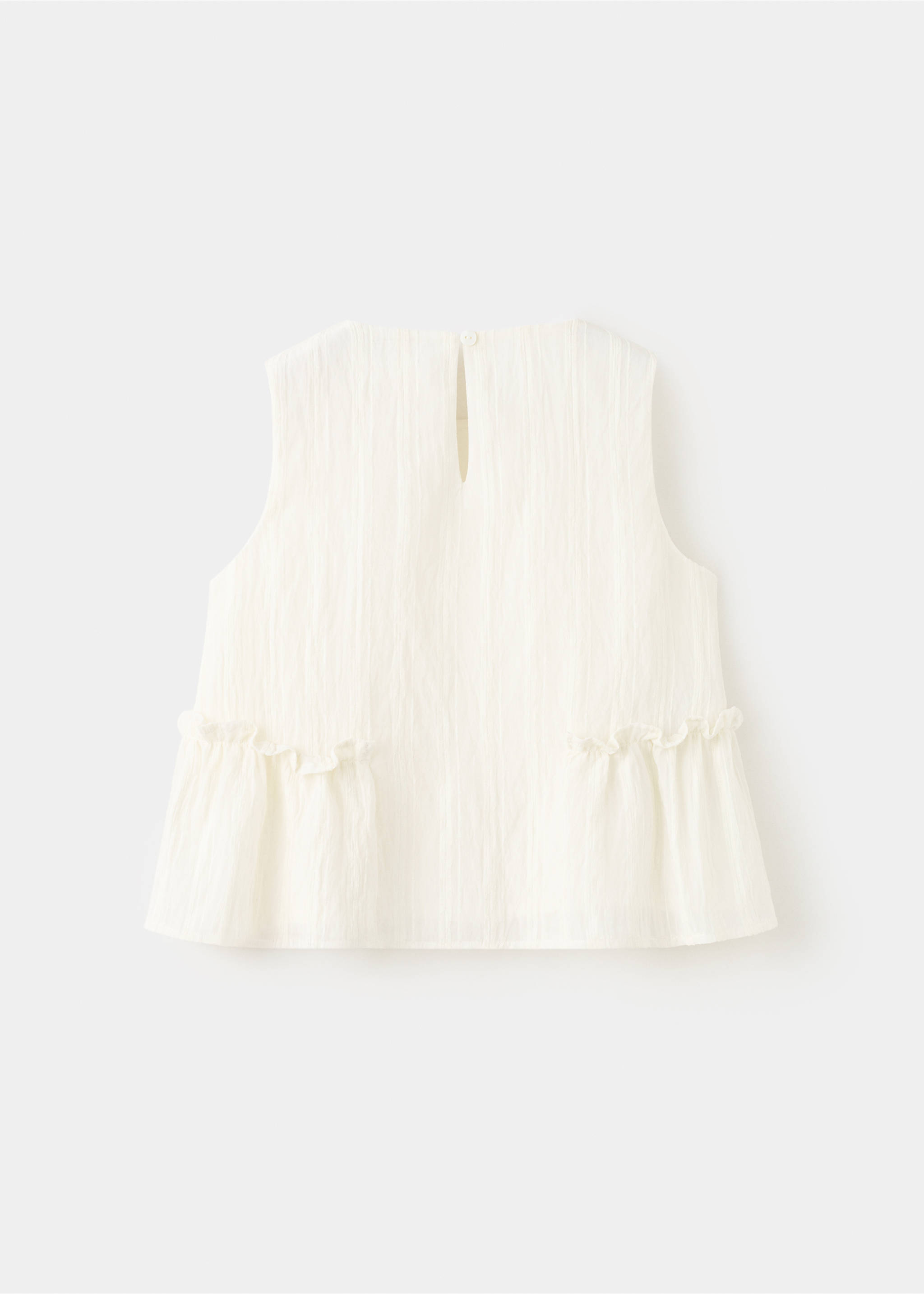 花边棉质衬衫 - null, 米色. Ref: 27073715-00.