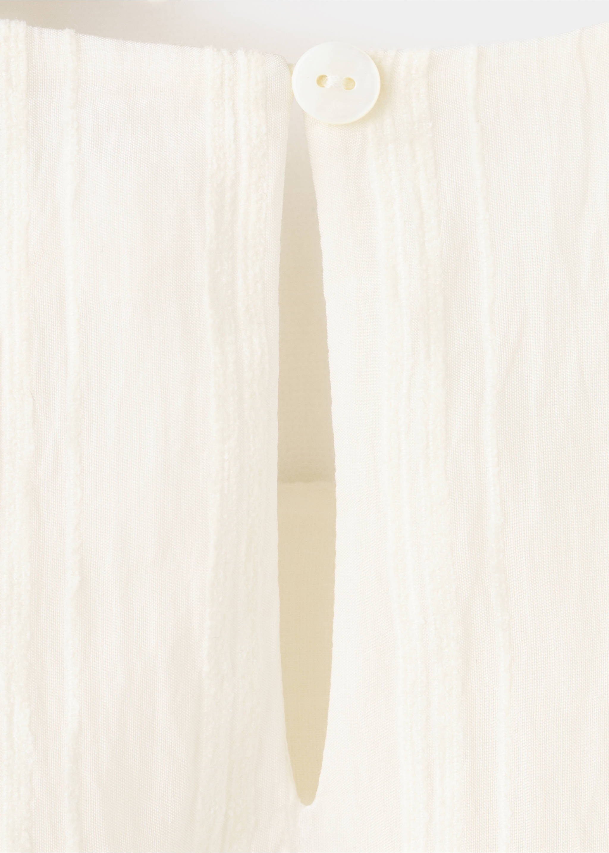 花边棉质衬衫 - null, 米色. Ref: 27073715-00.