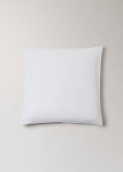 Two cotton garment-dyed mini-waffle pillowcases 60x60 cm — Off White 5