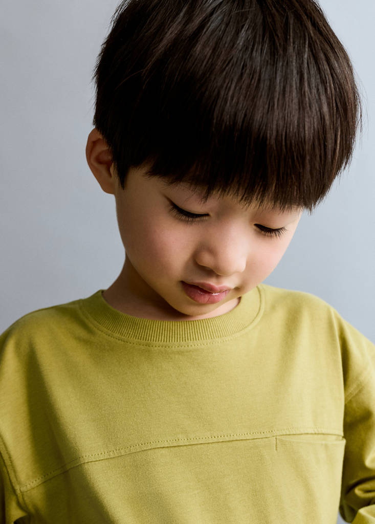Cotton T-shirt with pocket detail - thumbnail 4