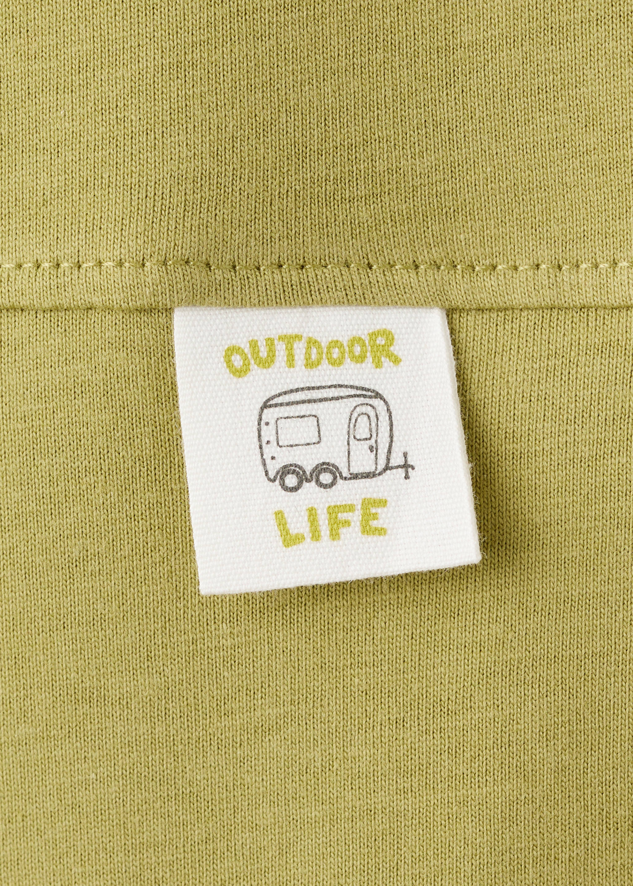 Cotton T-shirt with pocket detail - Details of the article 0