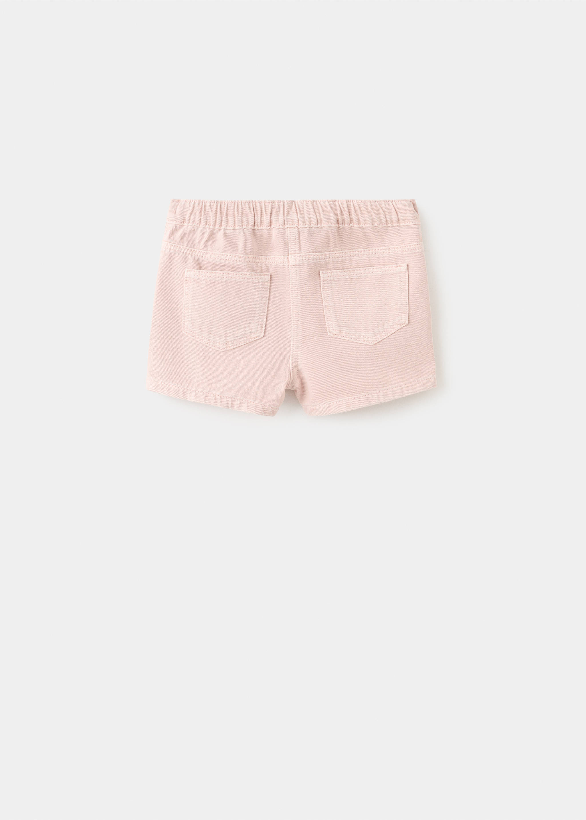 Falda pantalón vaquera - Reverso del artículo, Rosa. Ref: 27073725-00.