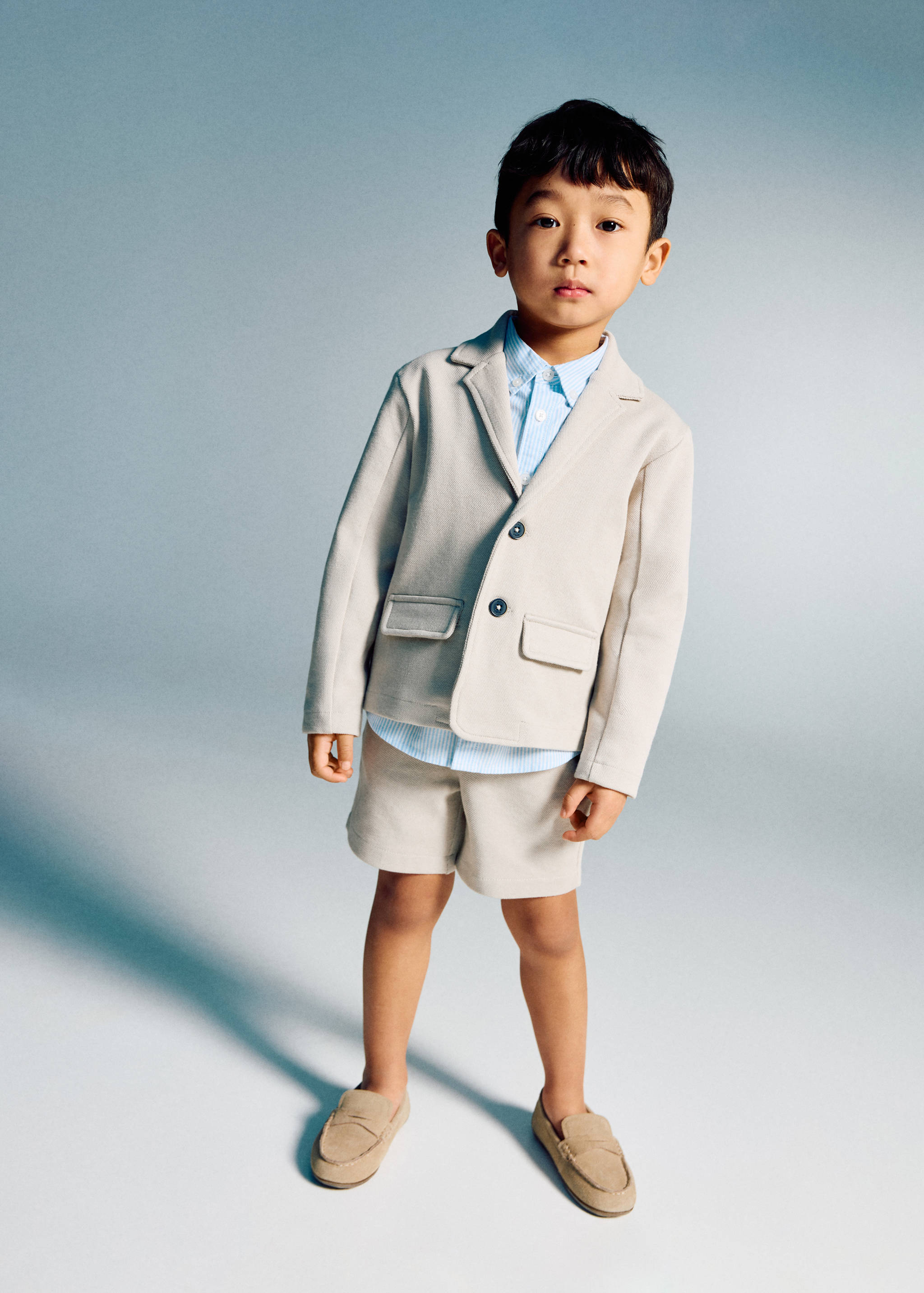 Cotton Bermuda shorts - General plane