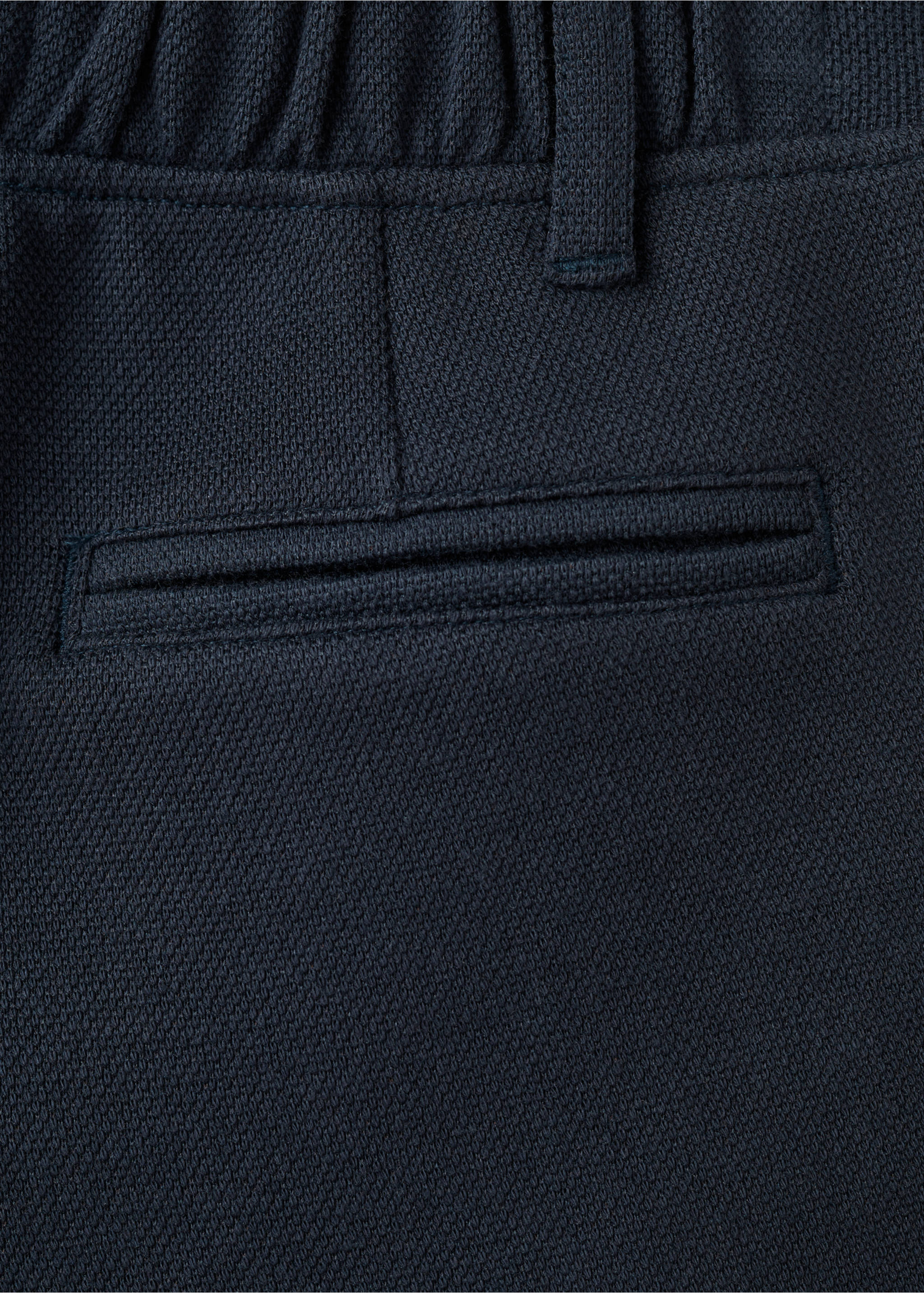 Cotton Bermuda shorts - Details of the article 0, Navy. Ref: 27073726-00.