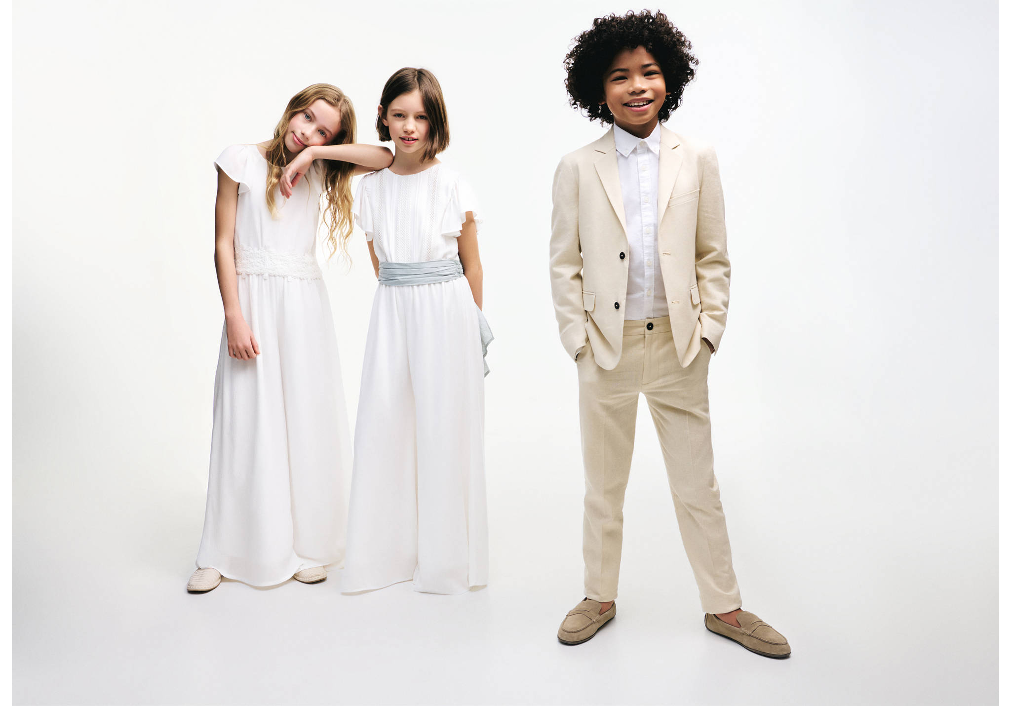 Frilled long jumpsuit - Panoramic plane