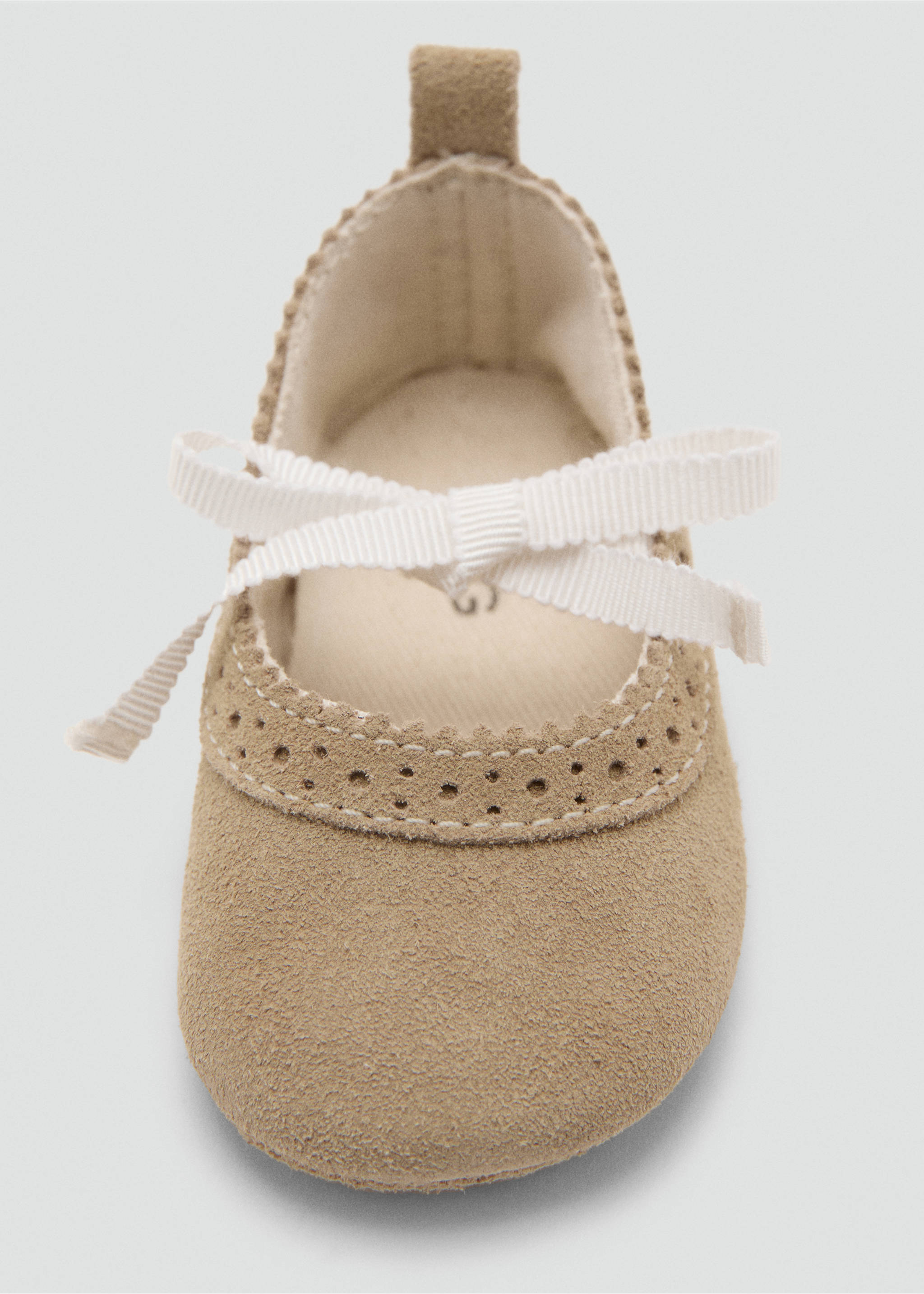 Bailarina piel lazo - Detalle del artículo 3, Arena. Ref: 27073737-00.