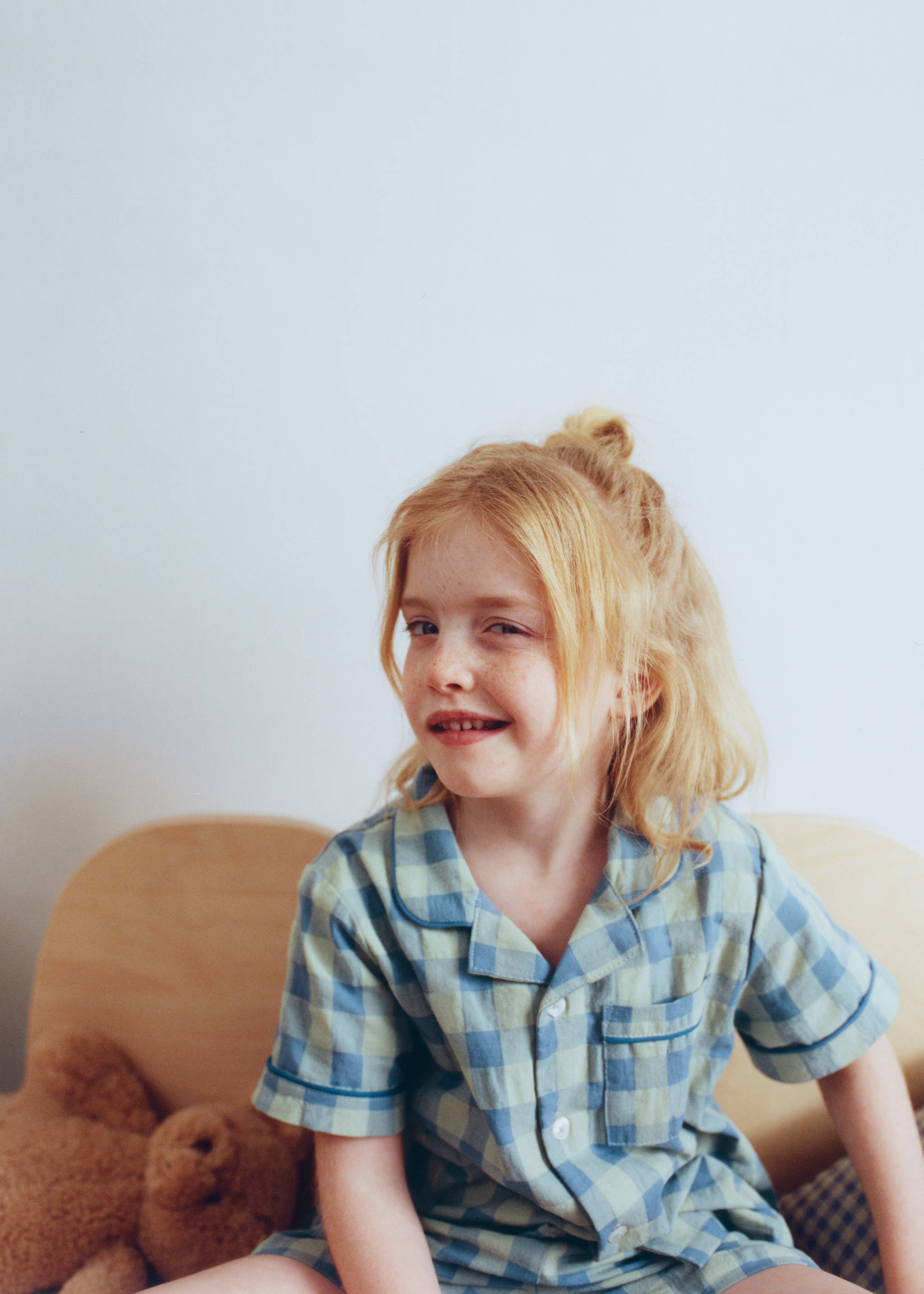 Παιδική πιτζάμα δύο τεμαχίων καρό - Λεπτομέρεια του προϊόντος 6