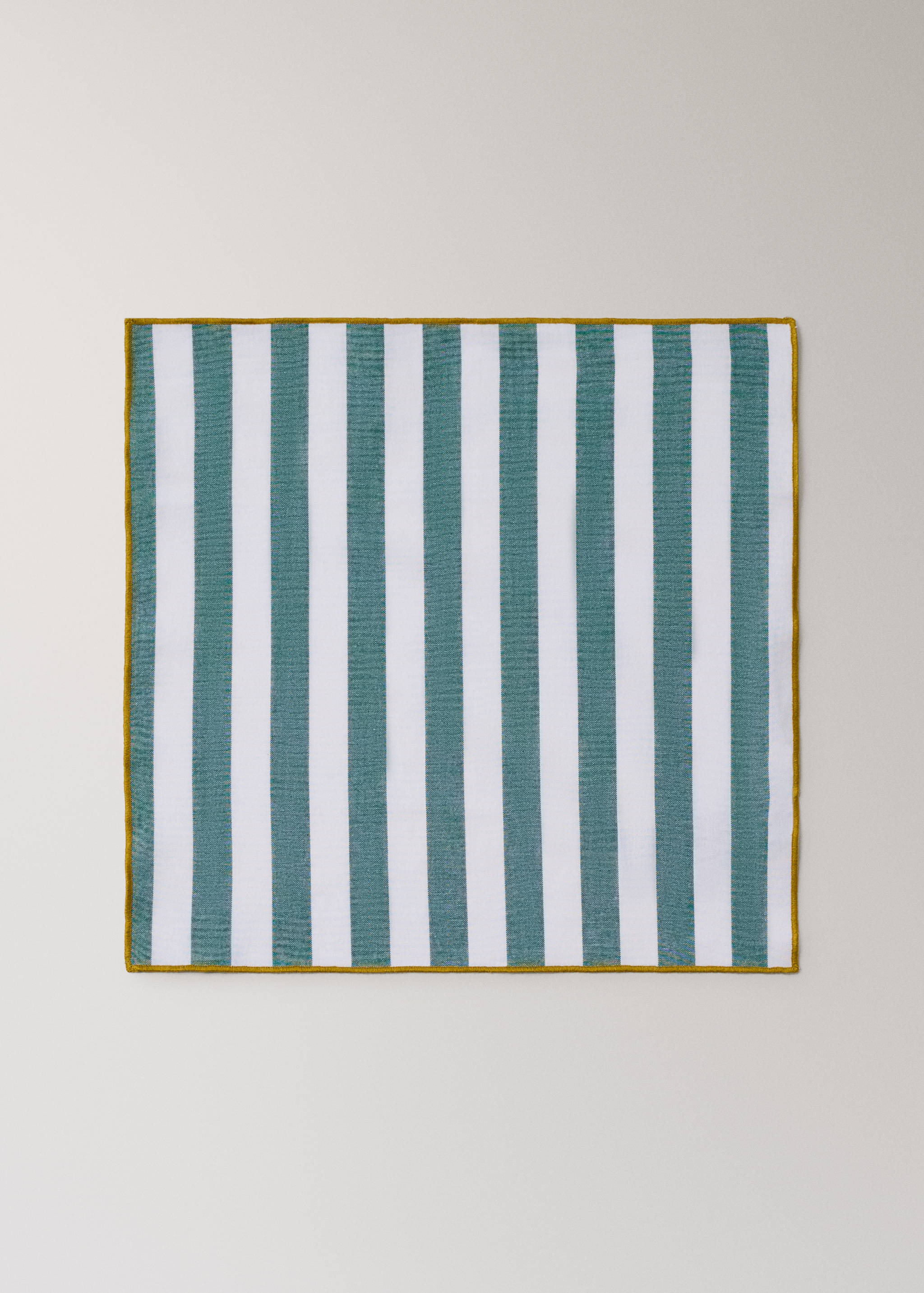 Cotton napkins with coloured stripes - Article without model
