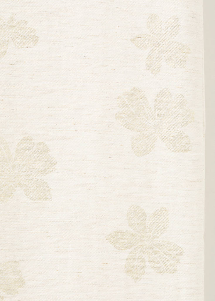 Flower print trousers — Gold