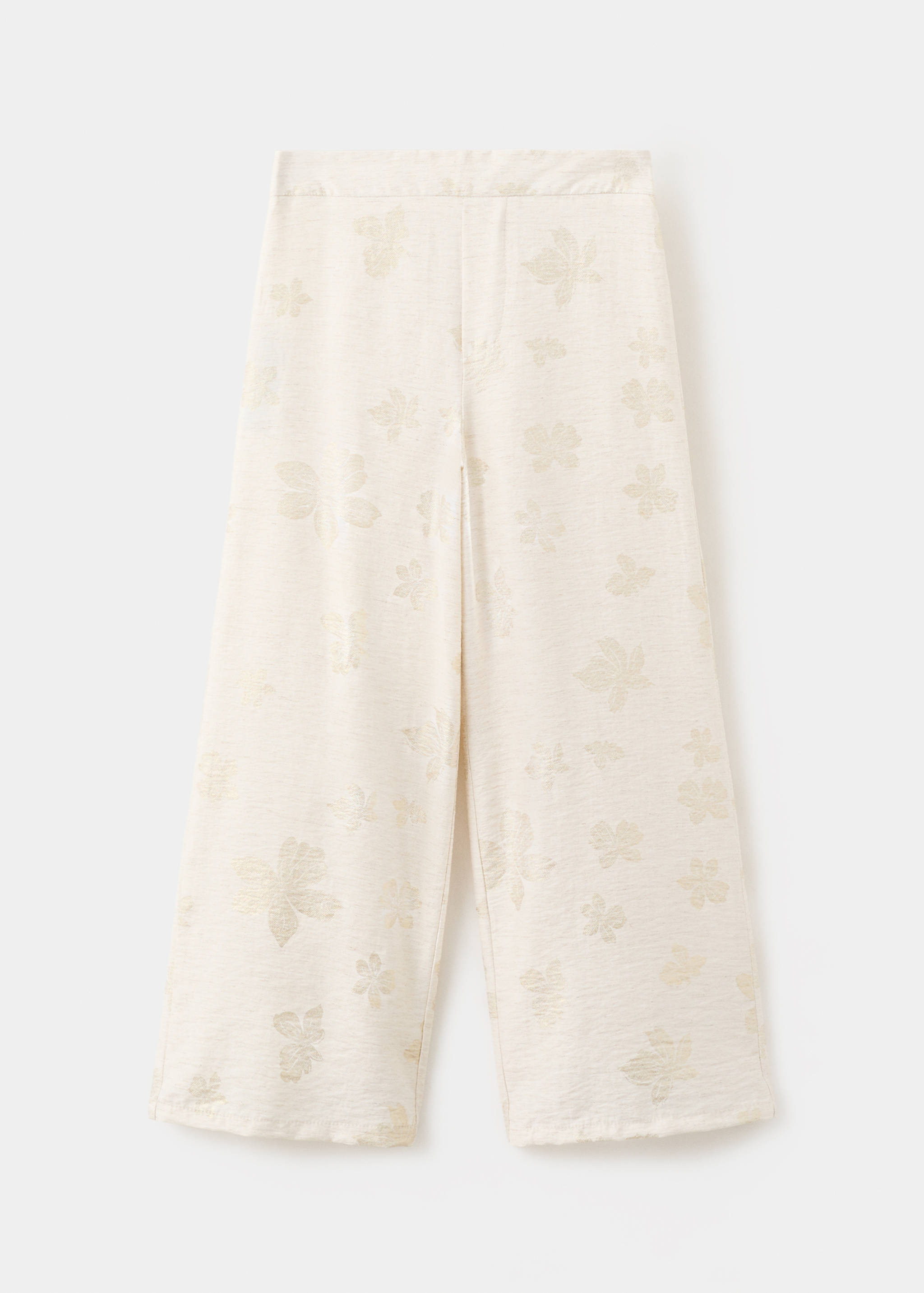 Flower print trousers - Article without model