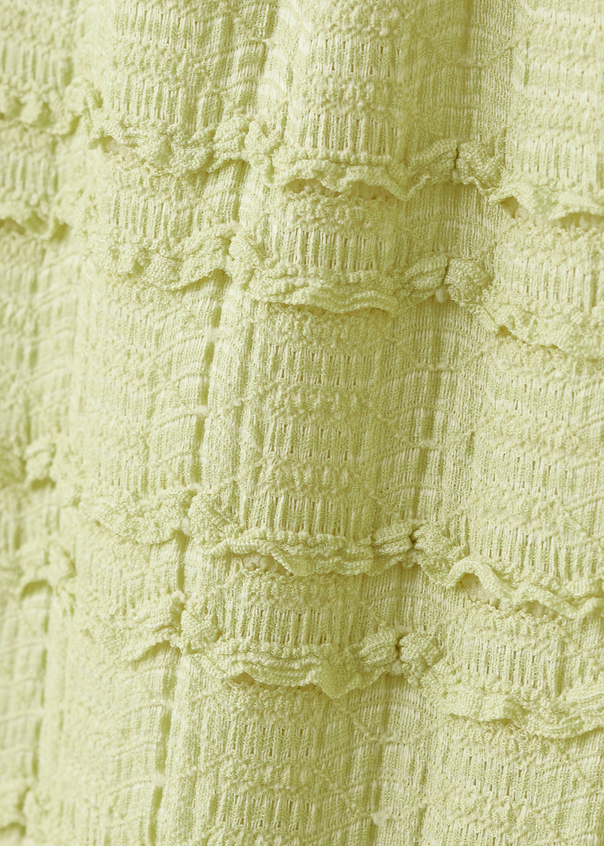 Textured flowy trousers - Details of the article 8