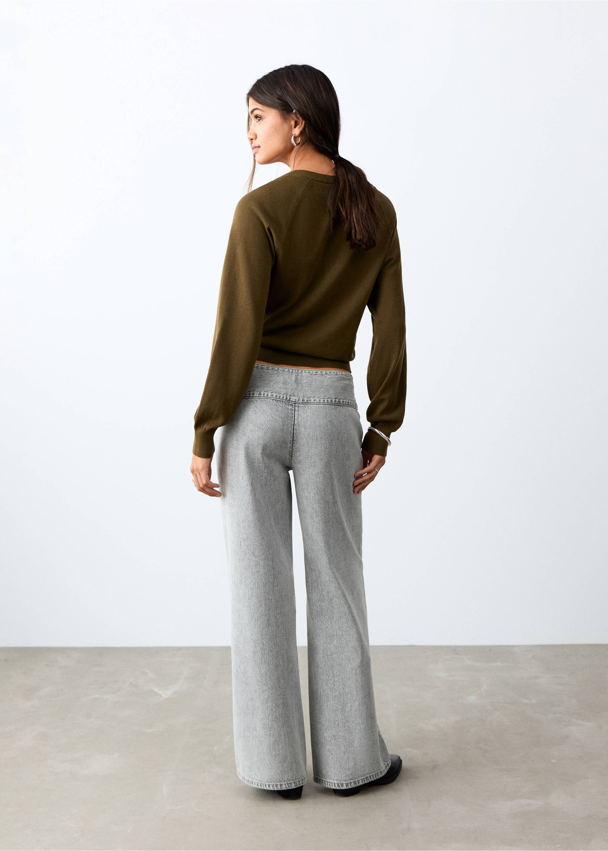 Low waist jeans - Reverse of the article, Denim Grey. Ref: 27074049-00.